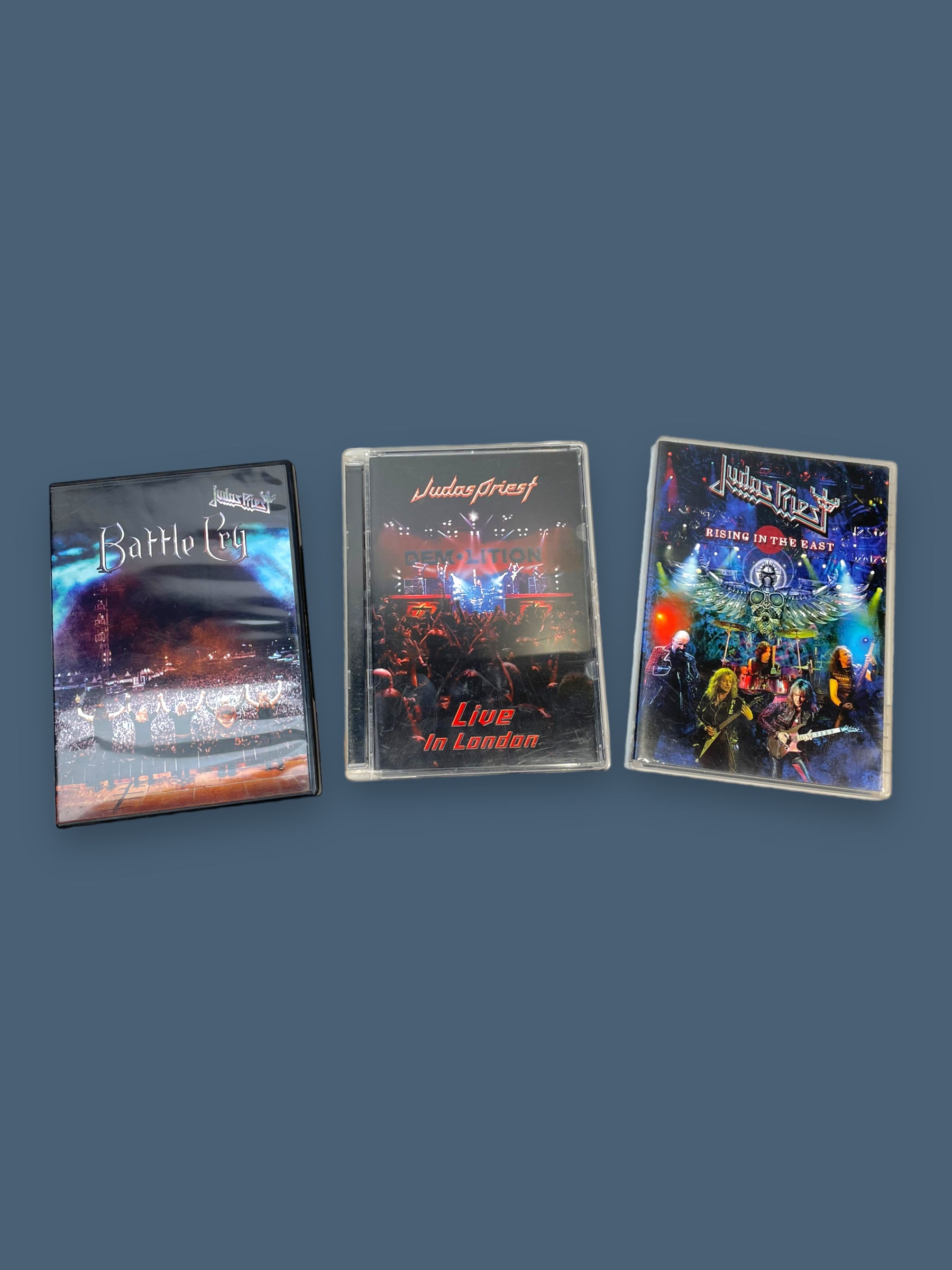 Set of 3 Judas Priest DVDs