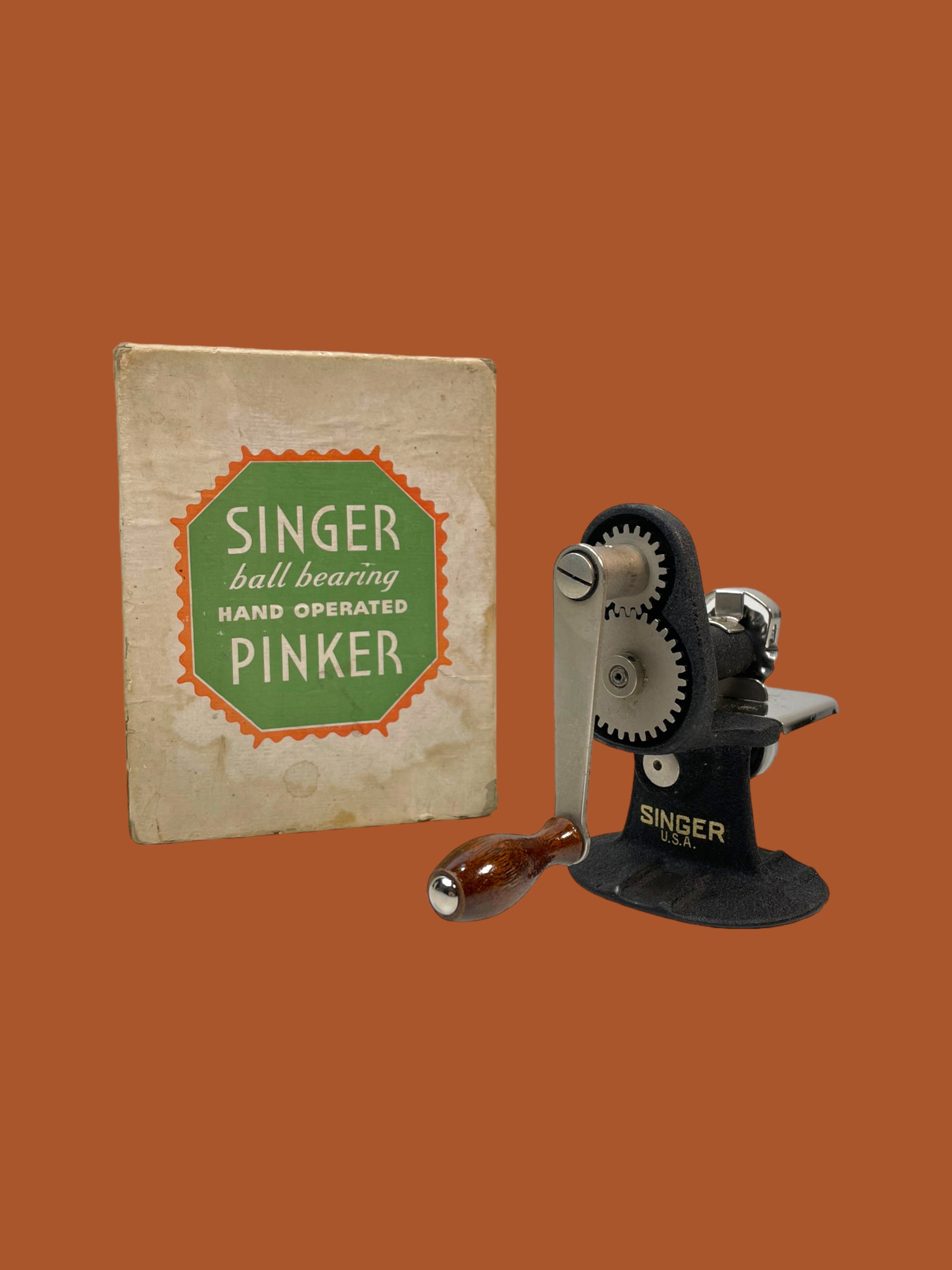 Vintage Hand Crank Pinker by Singer