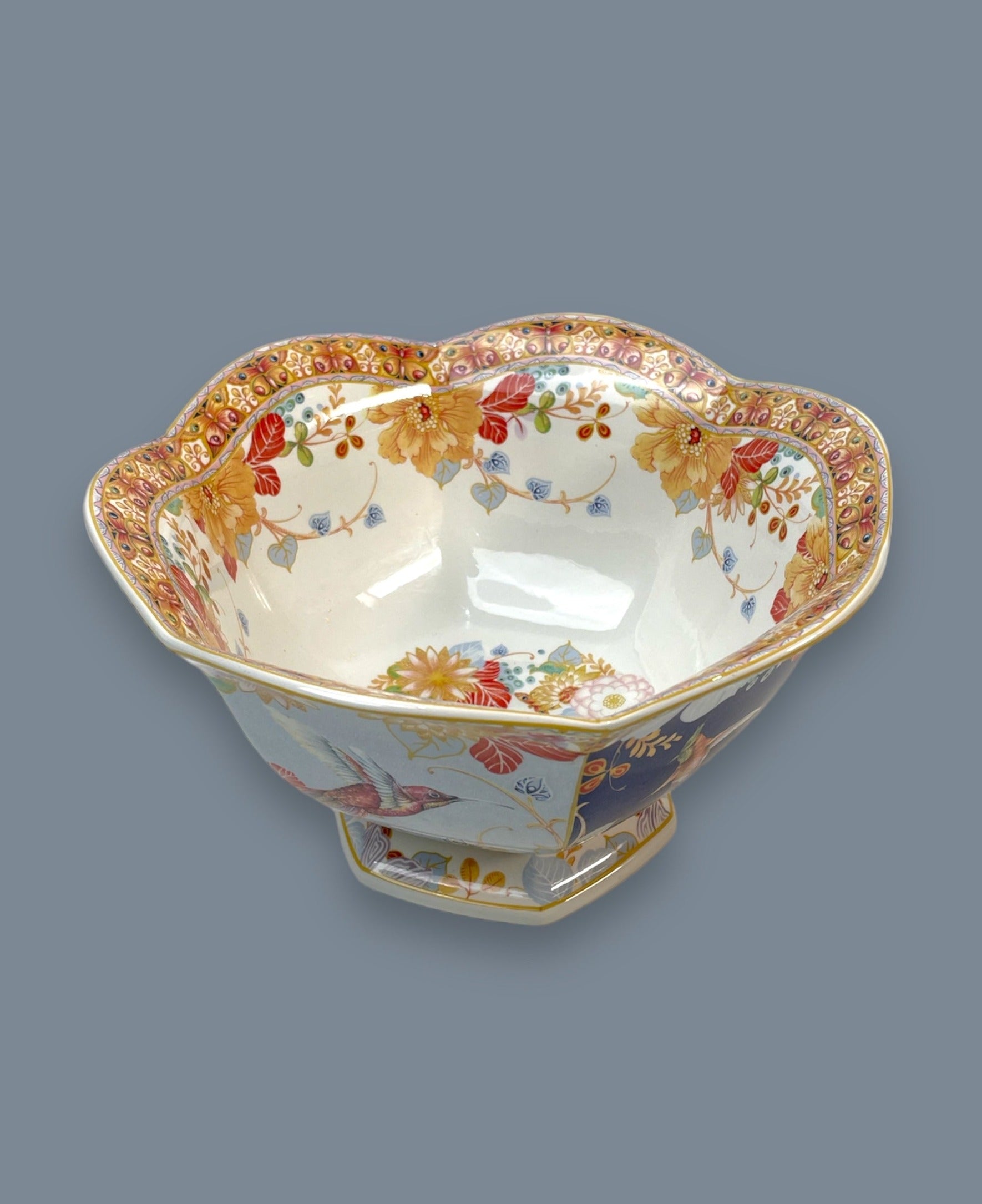 Spode Java Pattern Footed Bowl