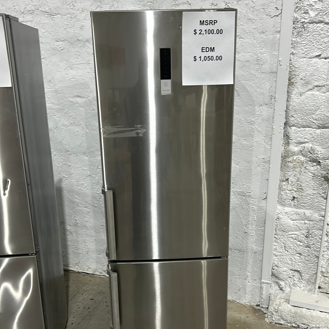 Moffat Stainless Steel Refrigerator  Slim 24” w x 74” h x 26” d