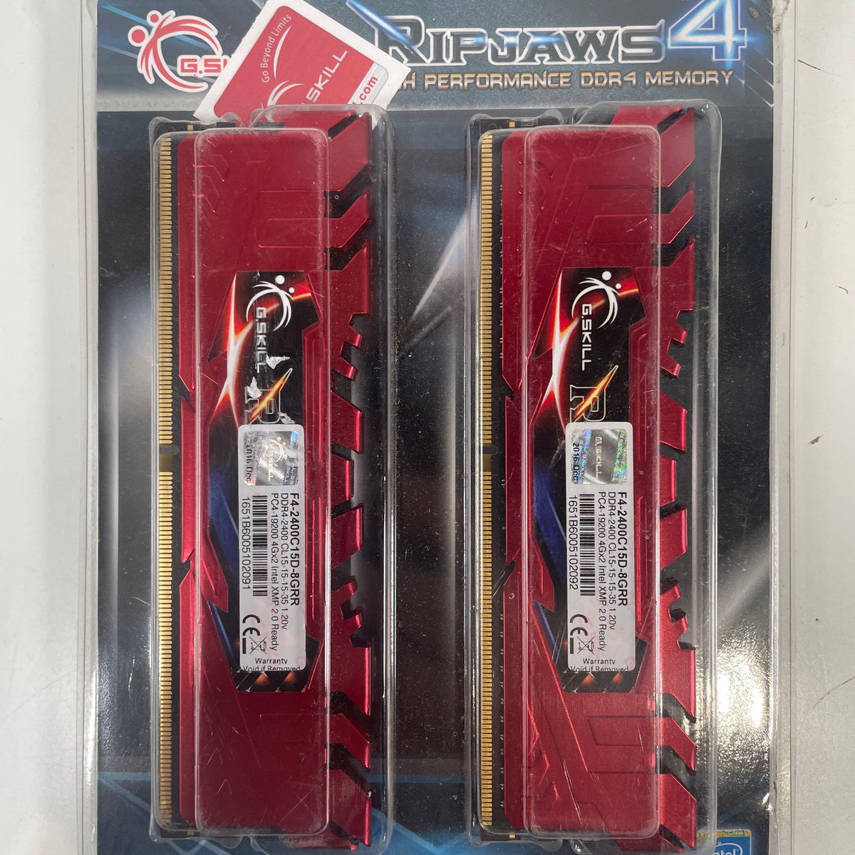 16GB (2x8GB) G.Skill Ripjaws V DDR4 2400MHz CL15 - Kit Dual Channel Neuf