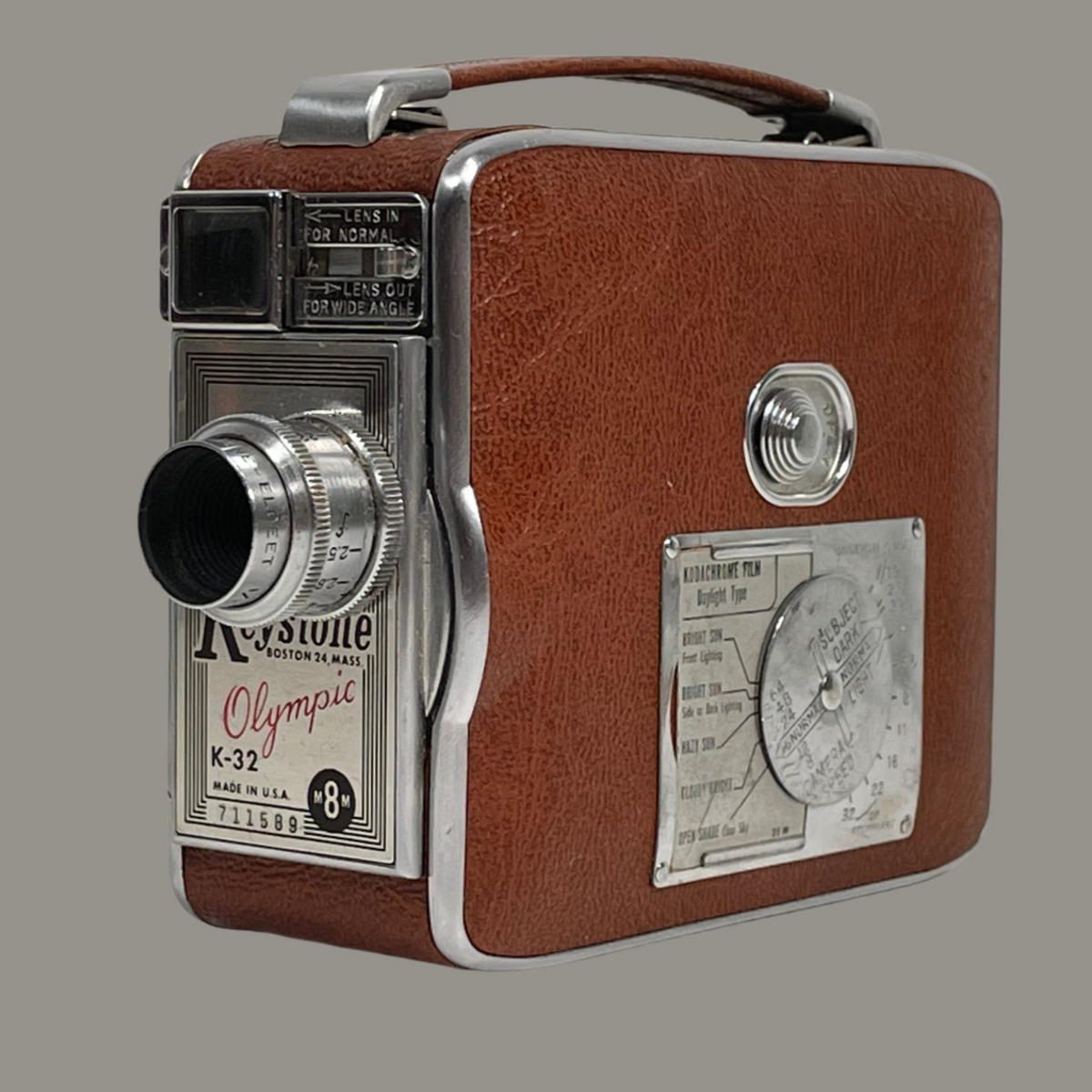 Vintage KEYSTONE Olympic K-32 8mm Roll Film Movie Camera – AS-IS