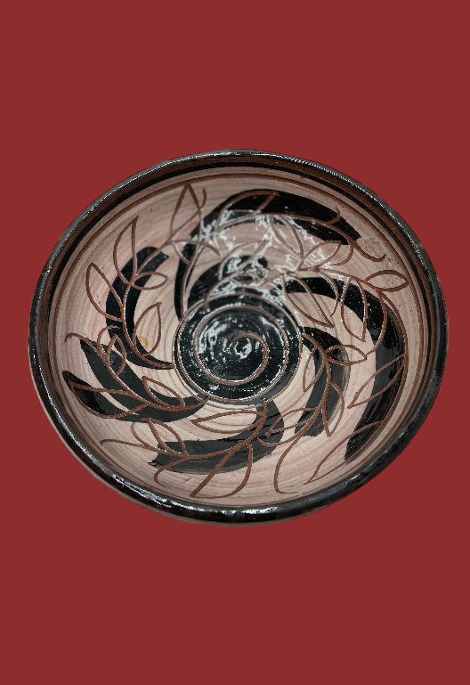 Decorative Plate by Jeremy Borsos Mayne Island BC