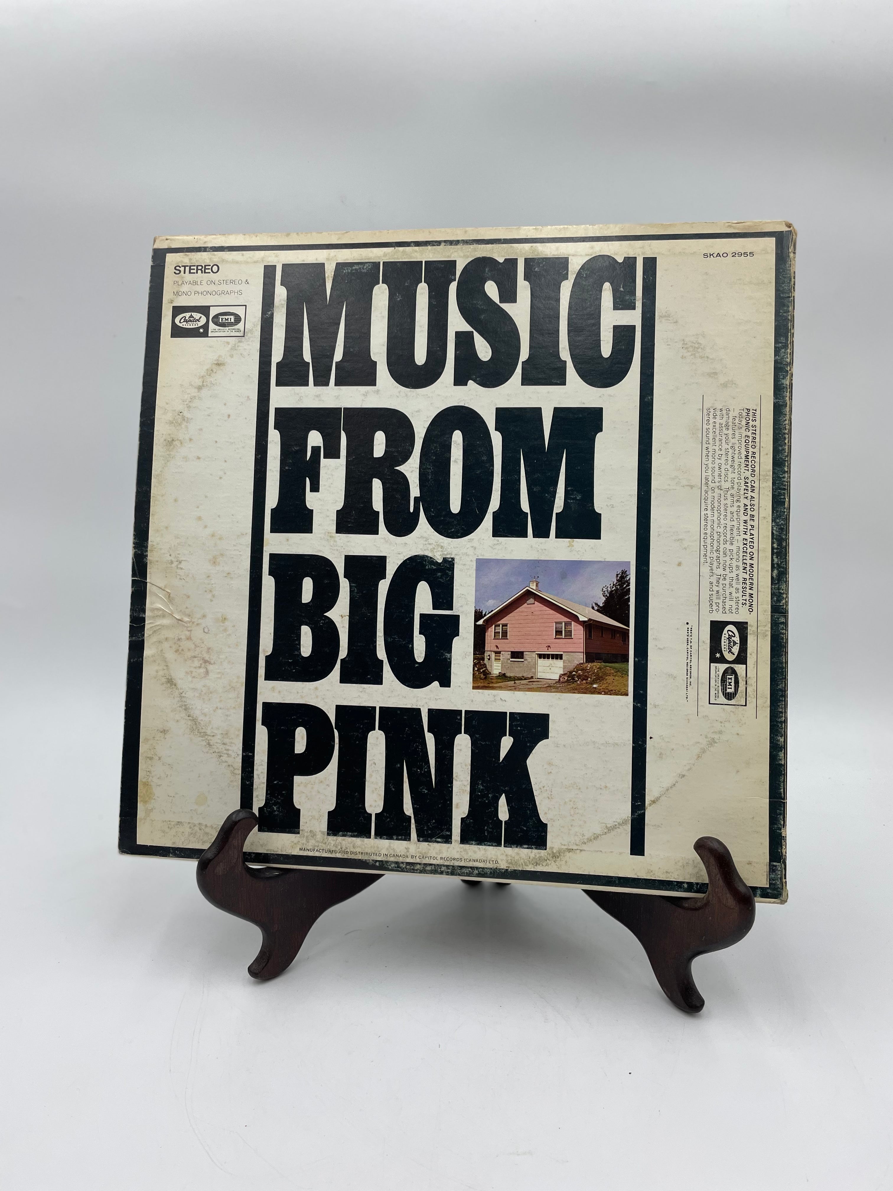 The Band ‎– Music From Big Pink Vinyl Record (LP)