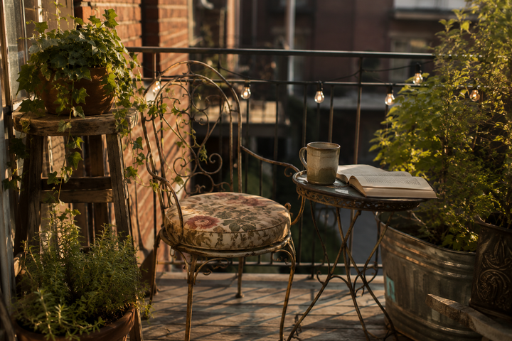 How to Decorate Your Patio or Balcony with Vintage Furniture