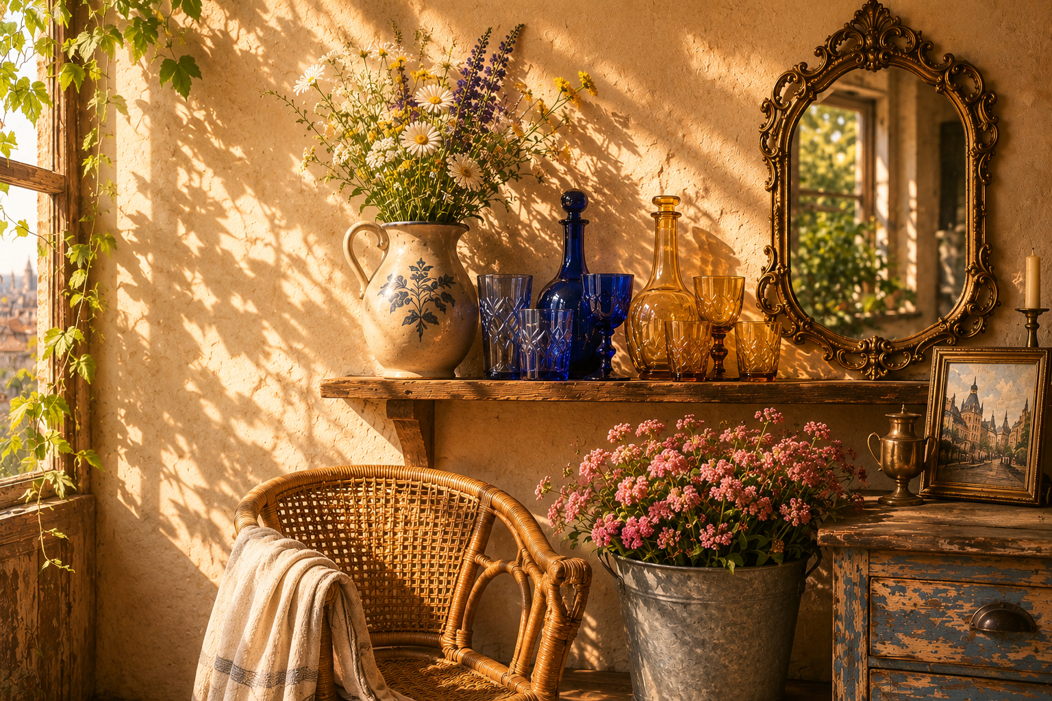 Summer Decor with Vintage Pieces: Lightness, Nostalgia, and Finds Worth Keeping