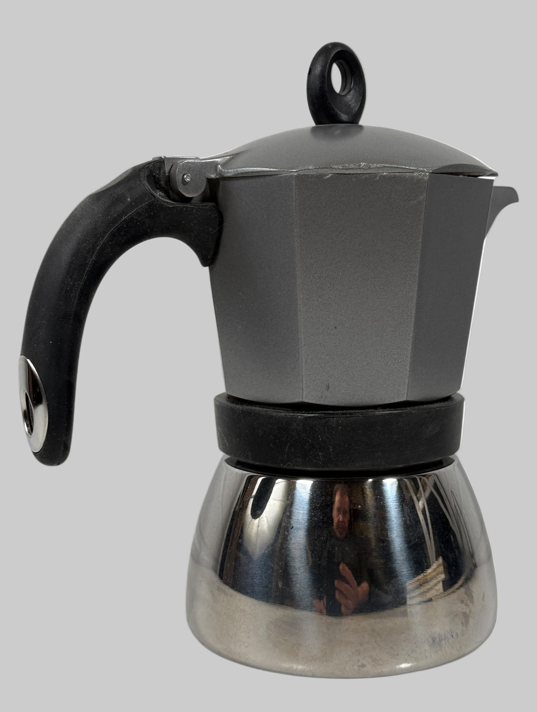 Bialetti Moka Induction 4-Cup Stovetop Espresso Maker – Stainless Steel & Aluminum