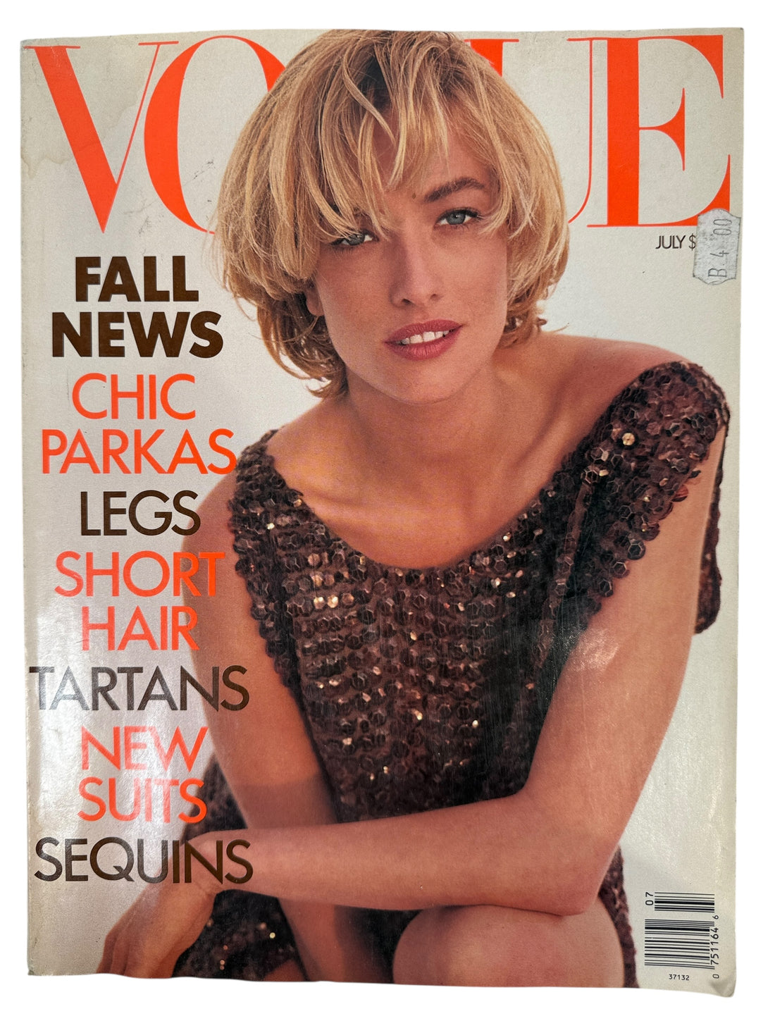 Vogue July 1989 – Tatjana Patitz by Herb Ritts