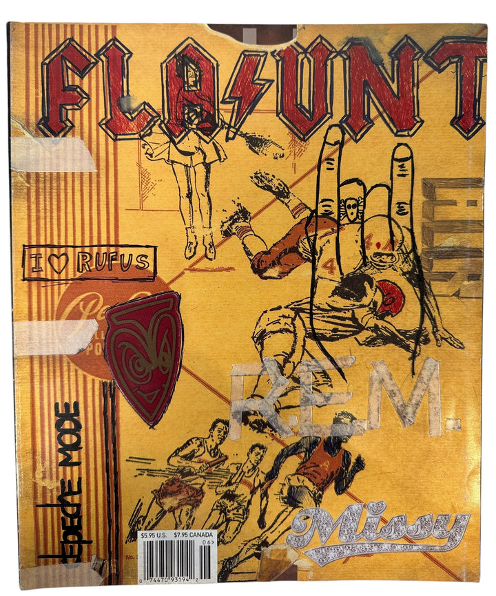 Flaunt Magazine May 2001 Music Issue featuring R.E.M., Depeche Mode, and Missy Elliott. Collectible early-2000s pop culture magazine, Issue #24.