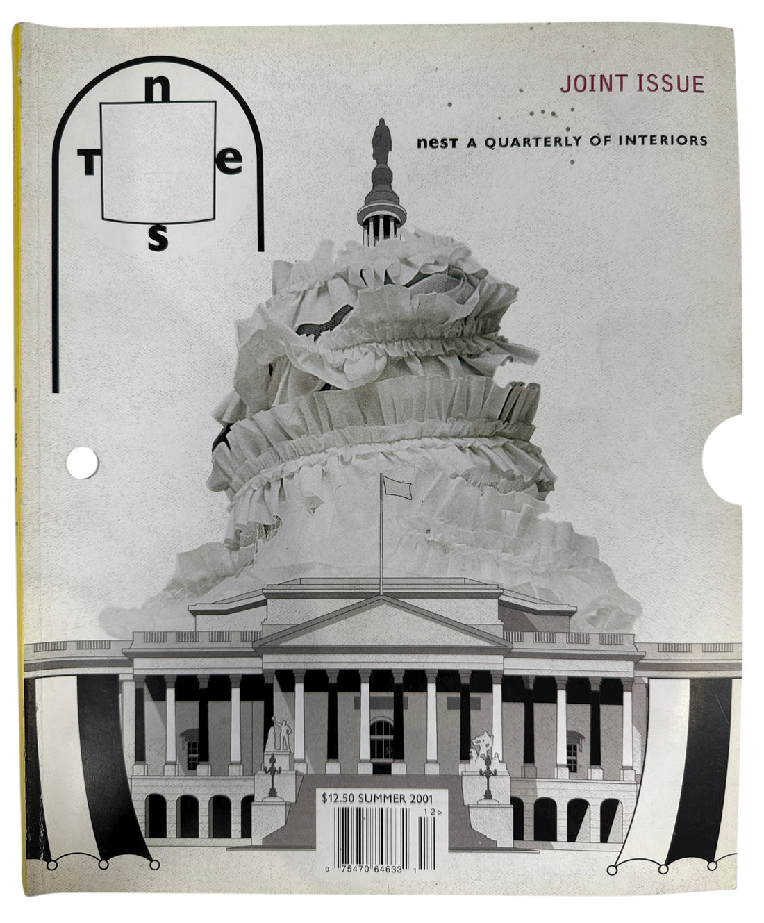 Summer 2001 Nest magazine “Joint Issue” featuring Rei Kawakubo of Comme des Garçons—a rare, collectible avant-garde interiors edition.