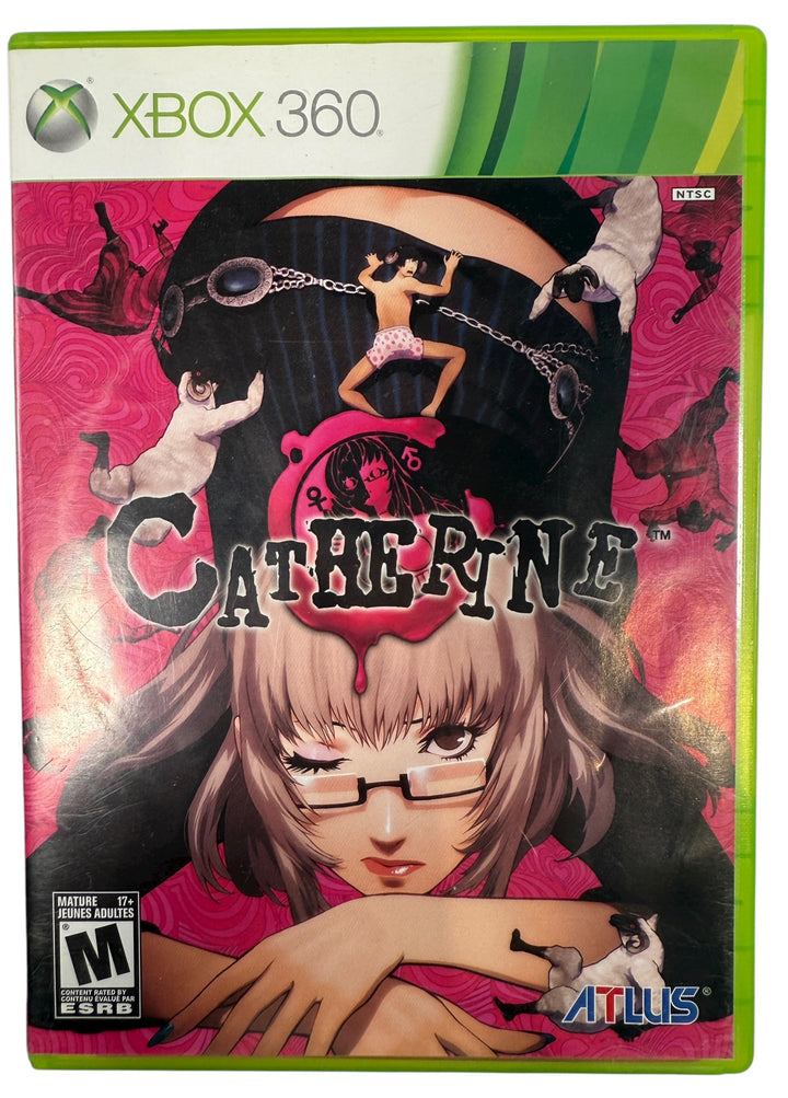Catherine for Xbox 360 , NTSC, by Atlus – complete with manual, tested and clean. Cult-classic puzzle adventure game in great condition.