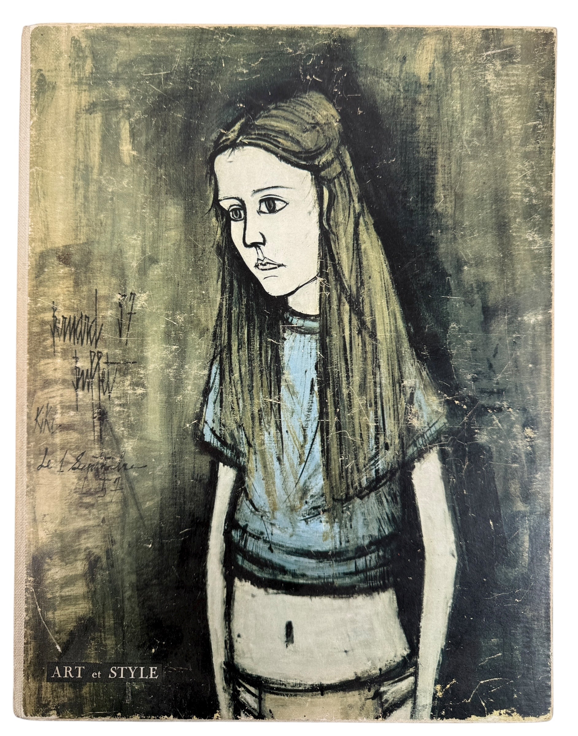 Vintage 1960 Bernard Buffet Art et Style monograph with plates and text by Bergé. Good condition. French art book collectible. Ships from Canada.