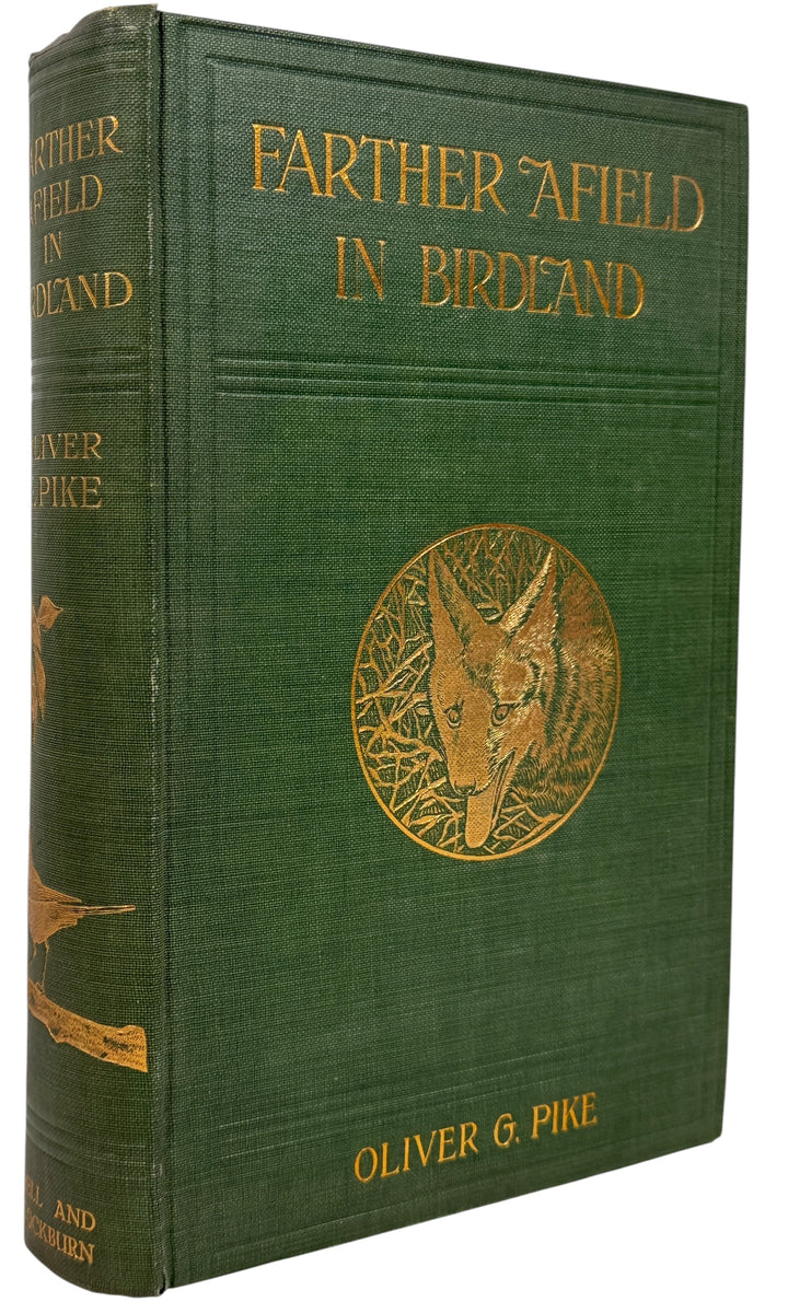 Early 1900s Oliver G. Pike wildlife photography book with 60 images and gilt cloth cover. Canadian Bell &amp; Cockburn edition in strong condition.