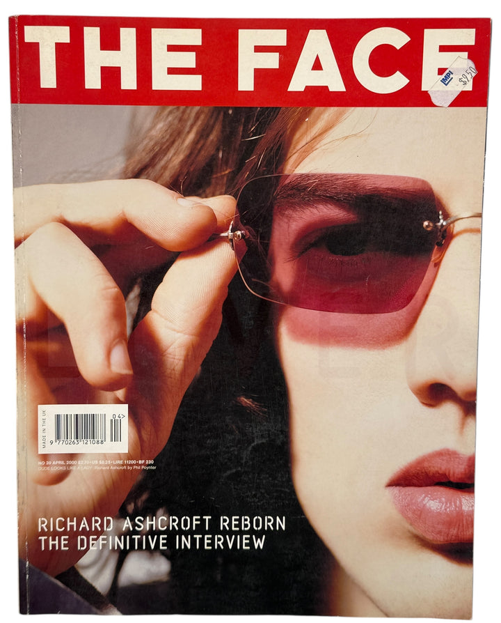 Original The Face magazine April 2000 featuring Richard Ashcroft. Iconic Britpop-era UK fashion and music culture issue, printed in the UK.