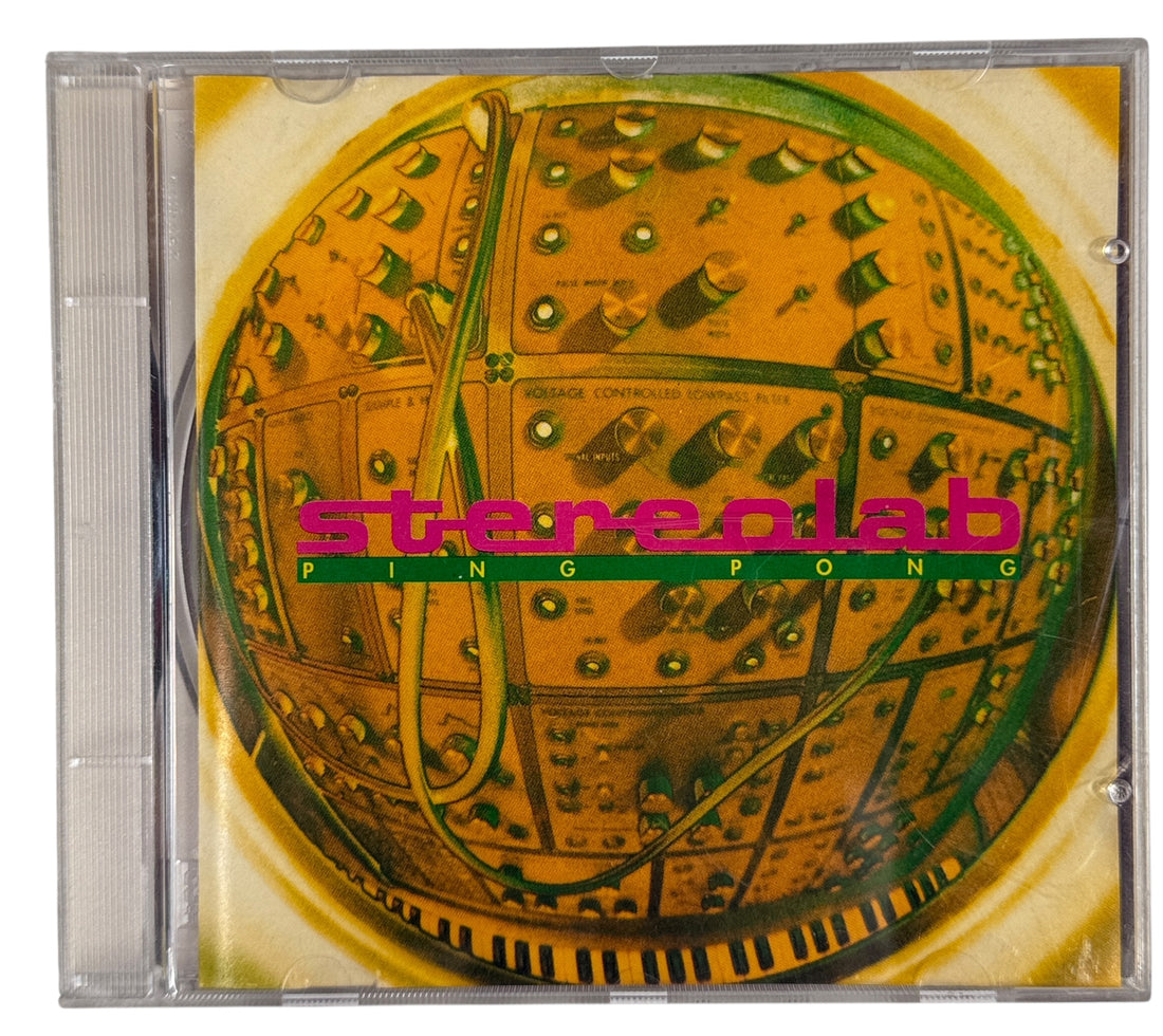 Original 1994 Stereolab Ping Pong EP CD on Duophonic. Includes Moogie Wonderland and live Transona Five. Essential mid-90s indie releas