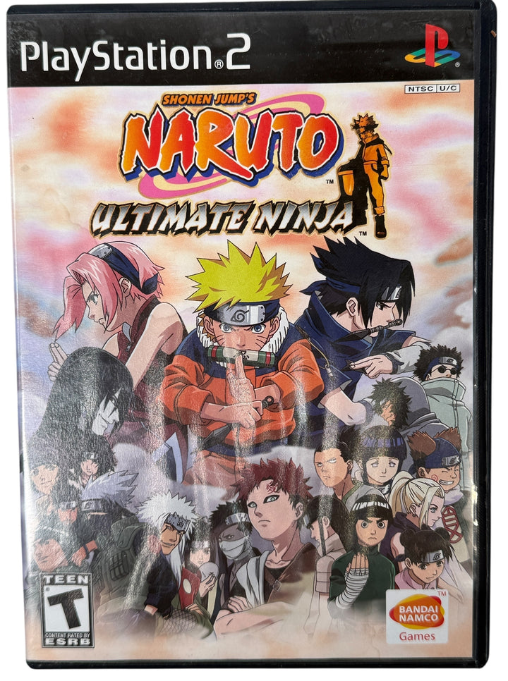 Complete in box Naruto Ultimate Ninja for PlayStation 2. Classic anime fighting game with original case, manual, and disc. Tested and ready to play.