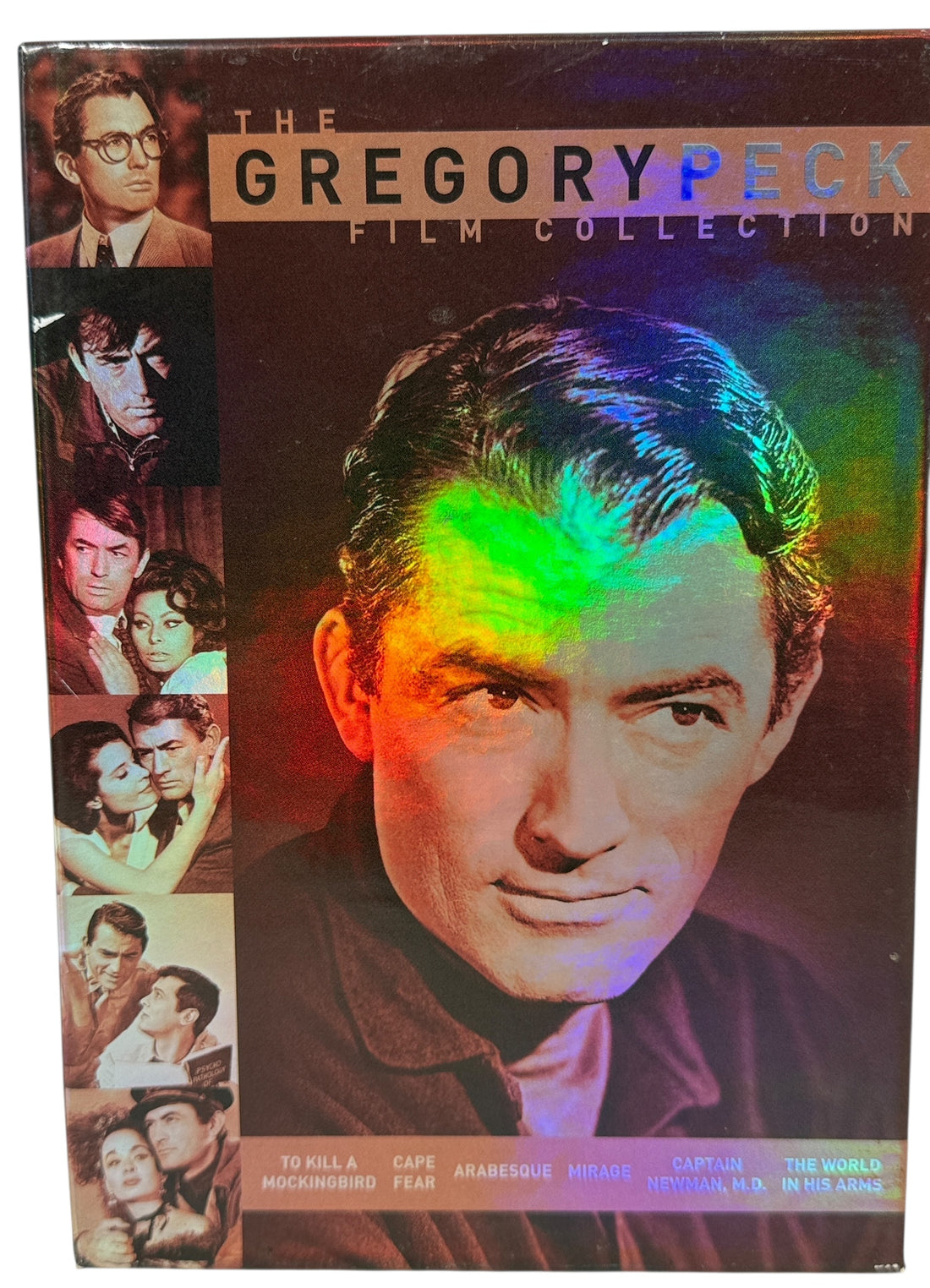 Six-film Gregory Peck DVD collection including To Kill a Mockingbird. Complete box set with slipcase. Classic Hollywood drama and thrillers.