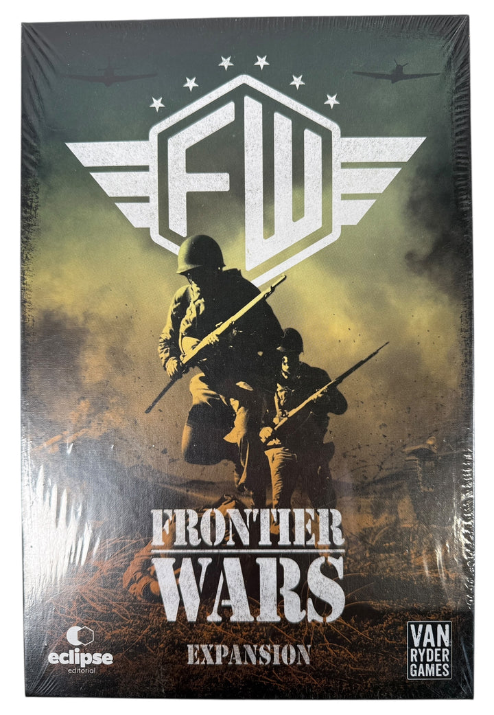 Sealed Frontier Wars Expansion adds France &amp; Japan armies, 50 miniatures, new tiles and scenarios. Requires core game. WWII strategy board game.