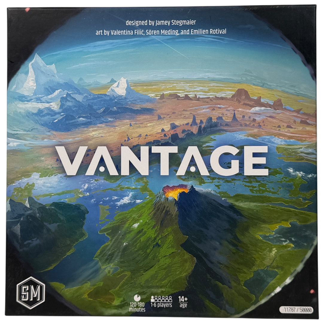 Open-world cooperative board game by Jamey Stegmaier. Complete numbered edition with all components. Epic exploration for 1–6 players.