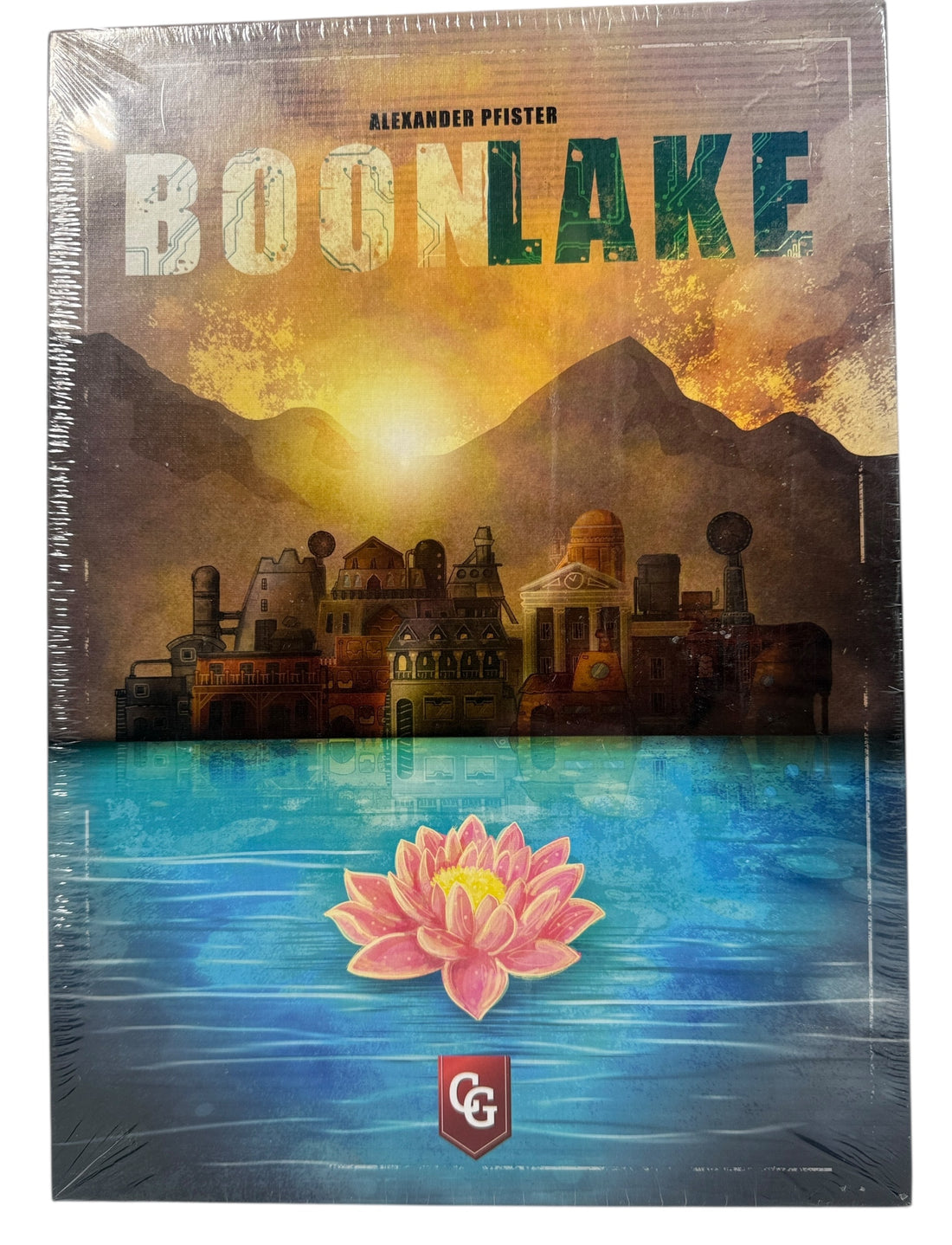 Factory sealed Boonlake strategy board game by Alexander Pfister, Capstone Games. Heavy Euro engine-builder with dual-layer boards and 165 cards.