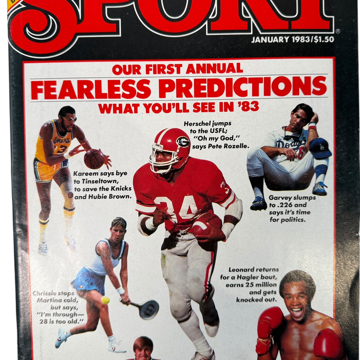 Sport Magazine January 1983 Fearless Predictions – Éco-Dépôt Montréal