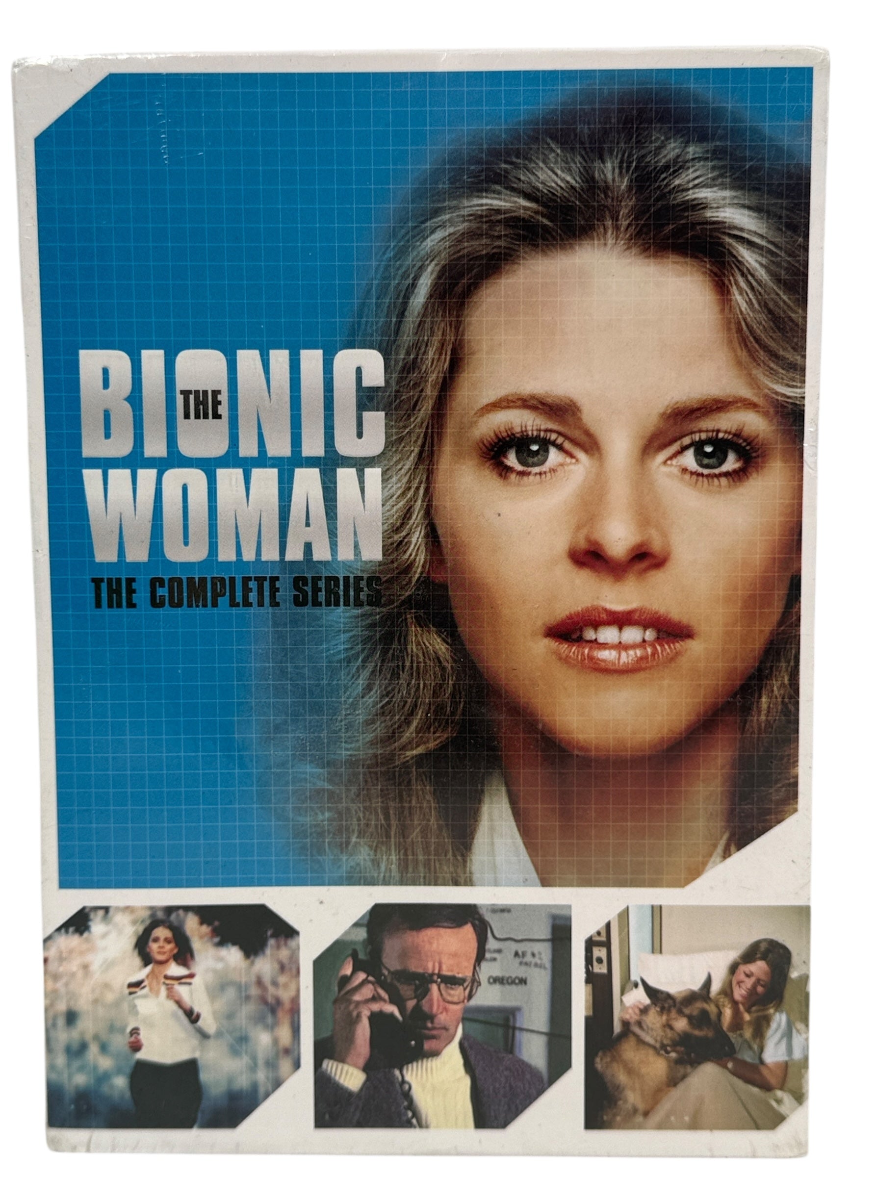 Sealed Bionic Woman Complete Series DVD box set with bonus features. 2015 Universal release. Collectible sci-fi TV media. Ships from Montreal Canada