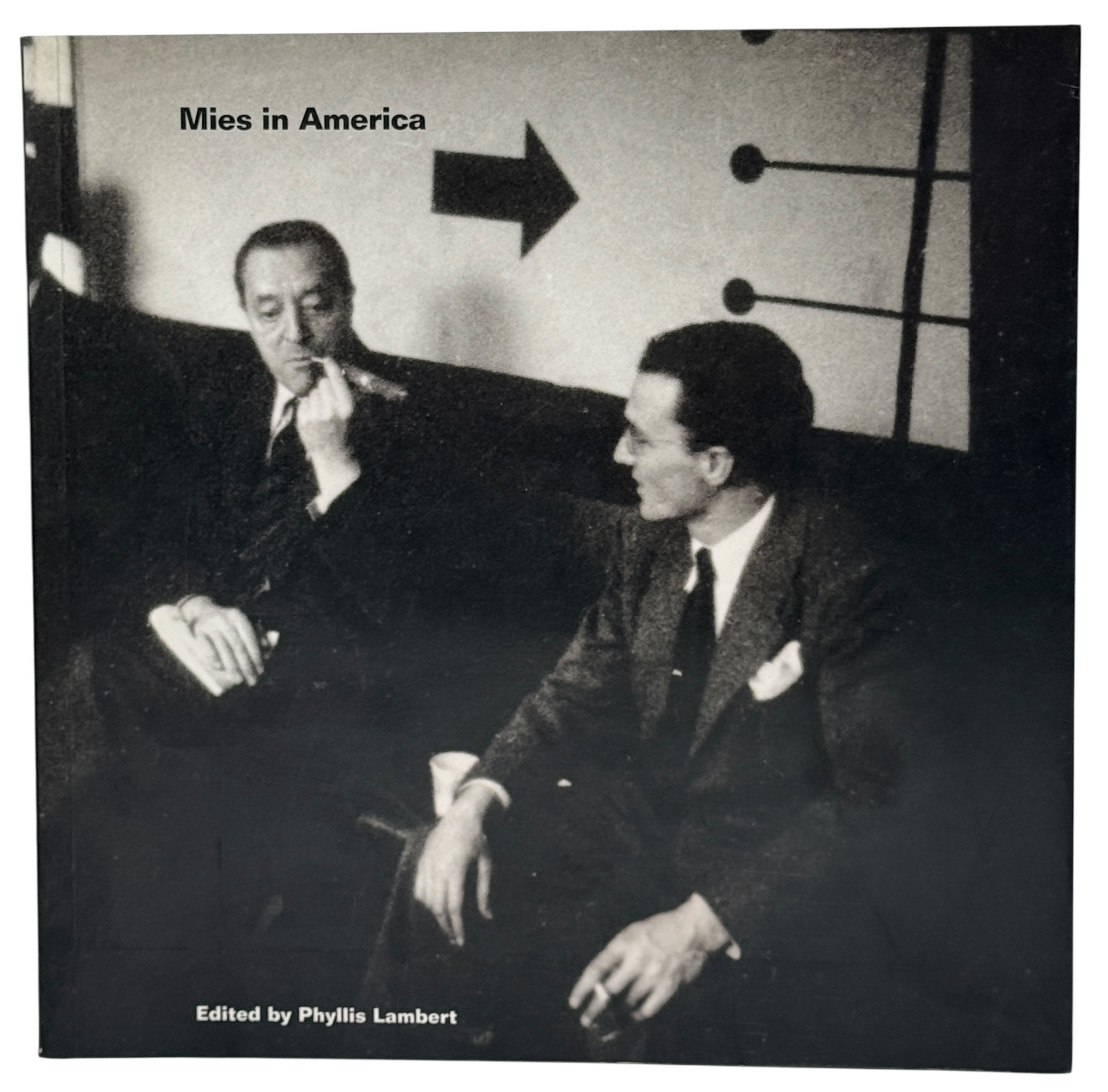 Exhibition catalog on Mies van der Rohe’s American work. Edited by Phyllis Lambert. Published by CCA &amp; Whitney. Modernist architecture monograph.