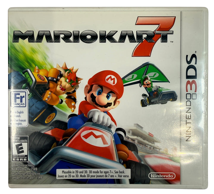 Mario Kart 7 for Nintendo 3DS complete with case and manual. Authentic, tested and clean. Collector friendly. Fast shipping from Montreal.