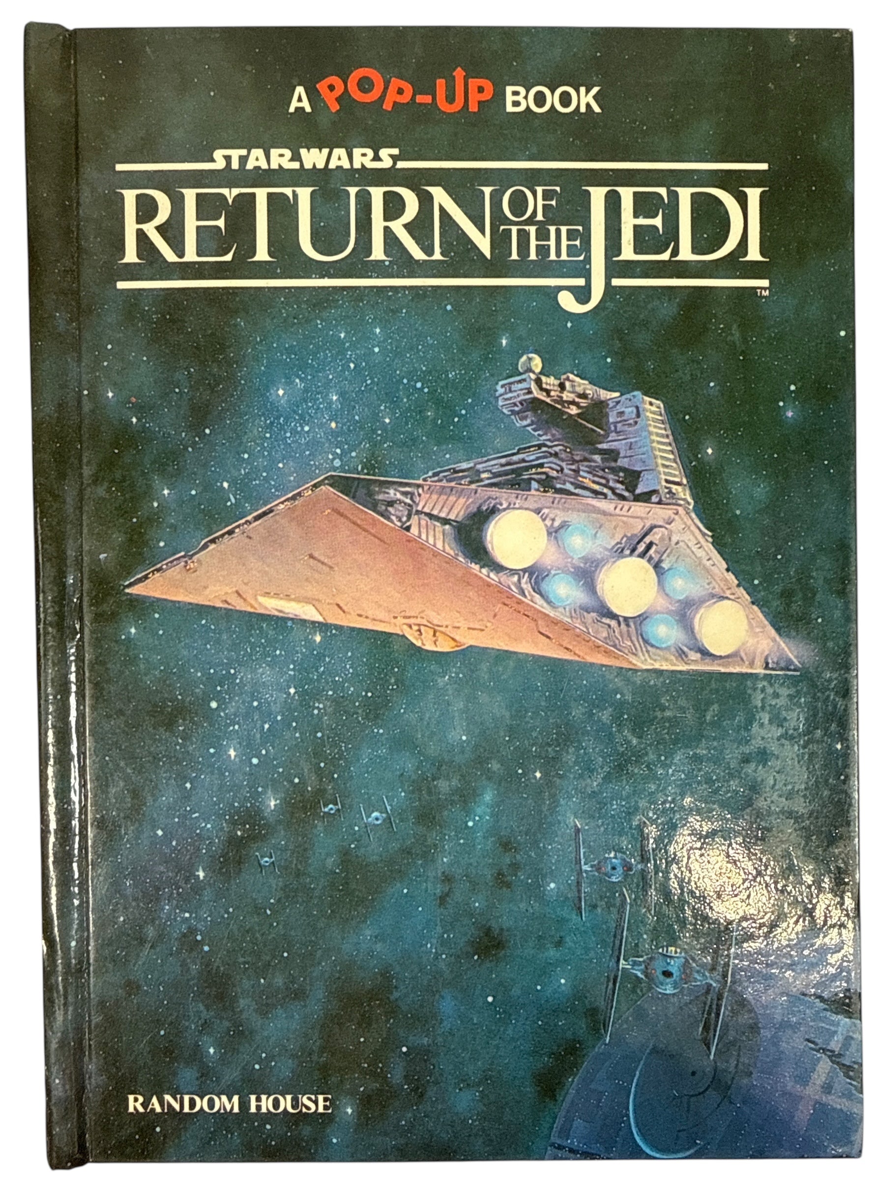 Vintage 1983 Star Wars Return of the Jedi pop-up book by Random House with working pop-ups. Clean, complete Lucasfilm collectible for fans and nostalgia readers
