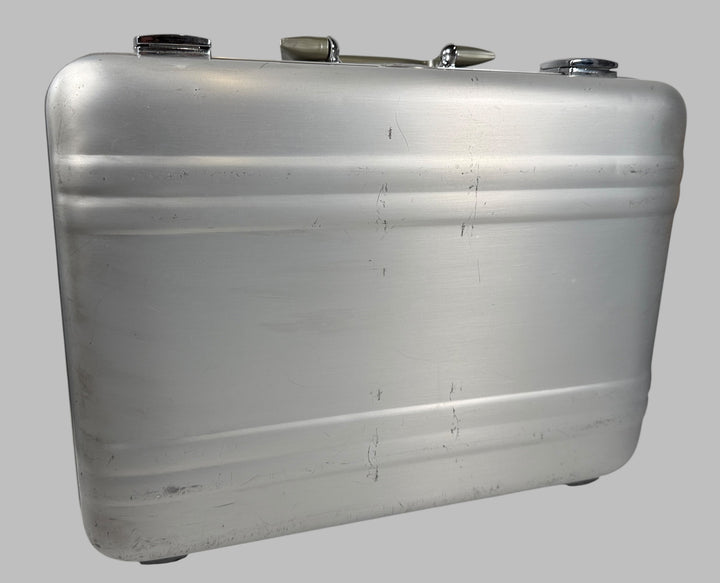 Mallette vintage en aluminium Halliburton Zero – Serrure à combinaison, intercalaires