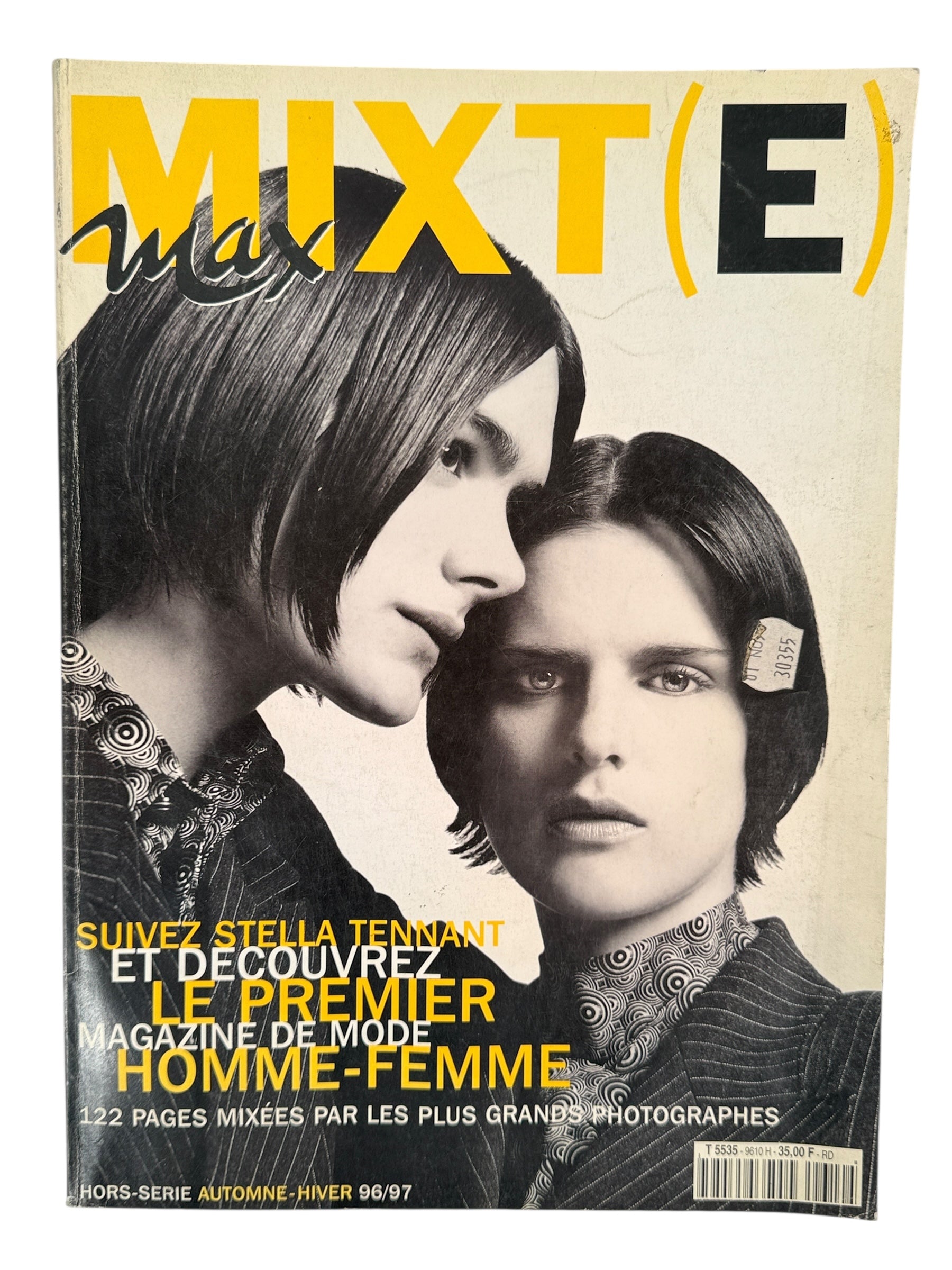 Mixte Magazine cover featuring two women with text about a mixed-gender fashion magazine.