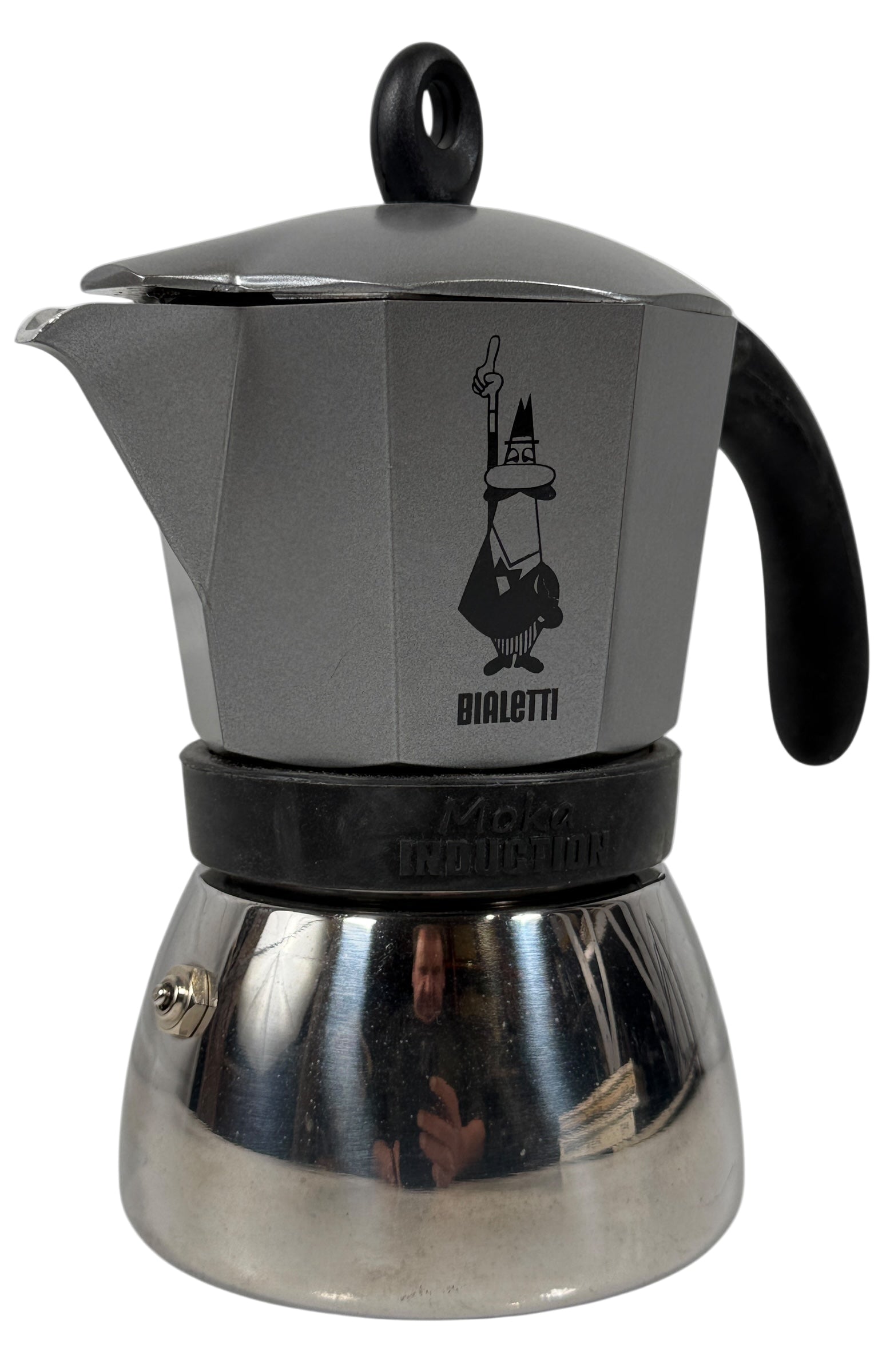 Bialetti Moka Induction 4-Cup Stovetop Espresso Maker – Stainless Steel & Aluminum