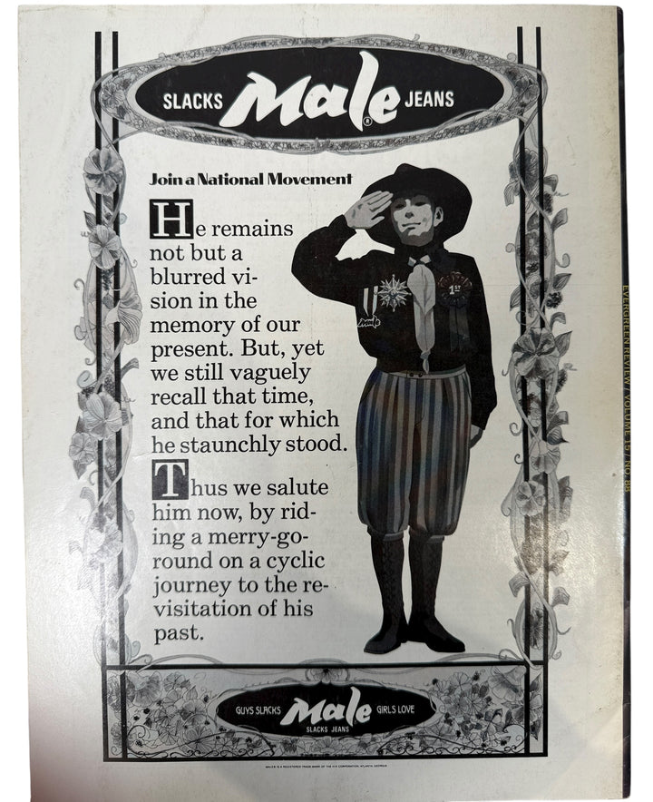 Evergreen Review No. 88 (Apr 1971) – Grove Press counterculture issue with bold cover; vintage literary and art collectible from 1970s avant-garde.