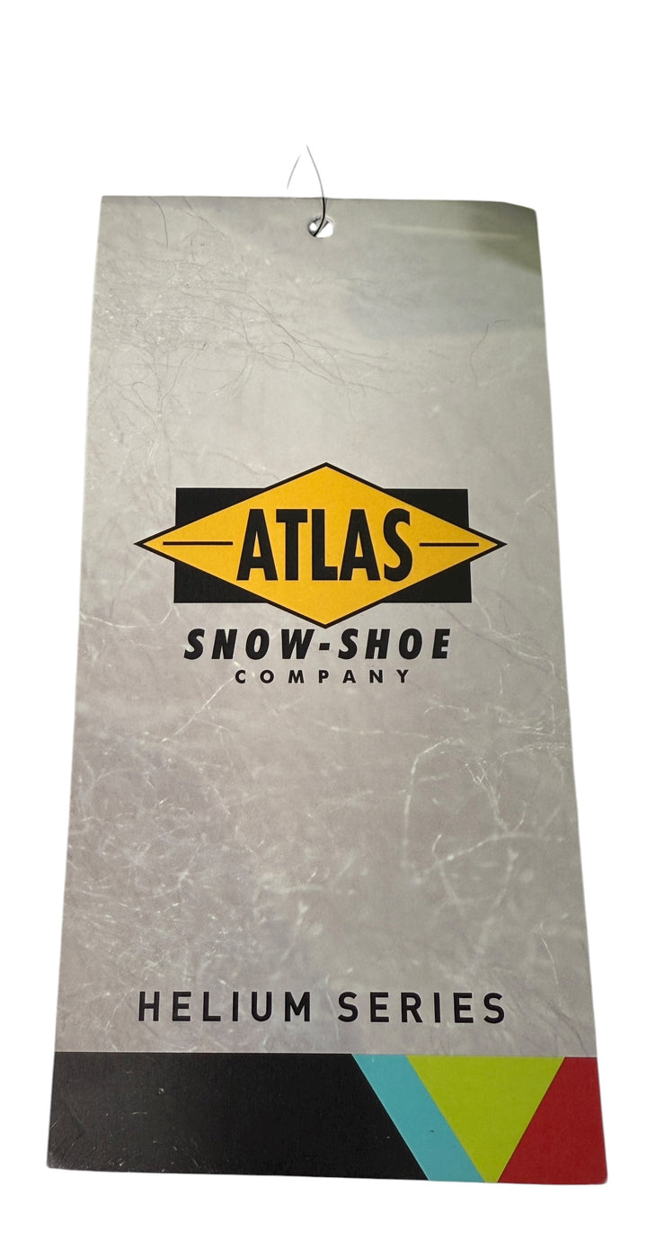Brand new Atlas Helium Trail 26 snowshoes with tags. Lightweight, durable composite design for trail use. Eco Depot Montreal authentic gear.