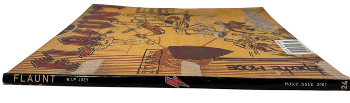 Flaunt Magazine May 2001 Music Issue featuring R.E.M., Depeche Mode, and Missy Elliott. Collectible early-2000s pop culture magazine, Issue #24.
