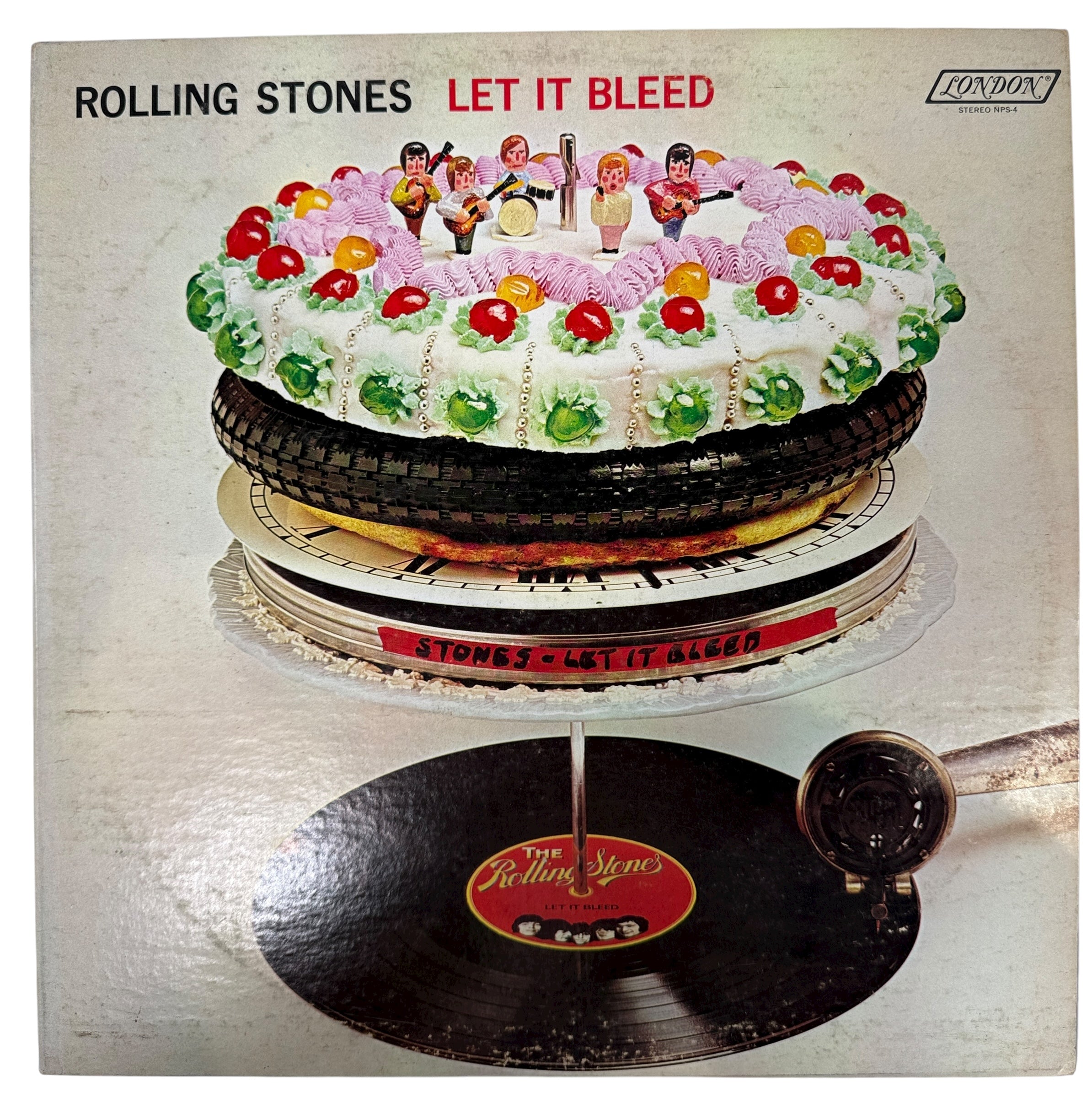 1969 Rolling Stones Let It Bleed LP (Canadian London NPS-4) – classic rock, collectable stereo vinyl, great value, rare poster variant possible.