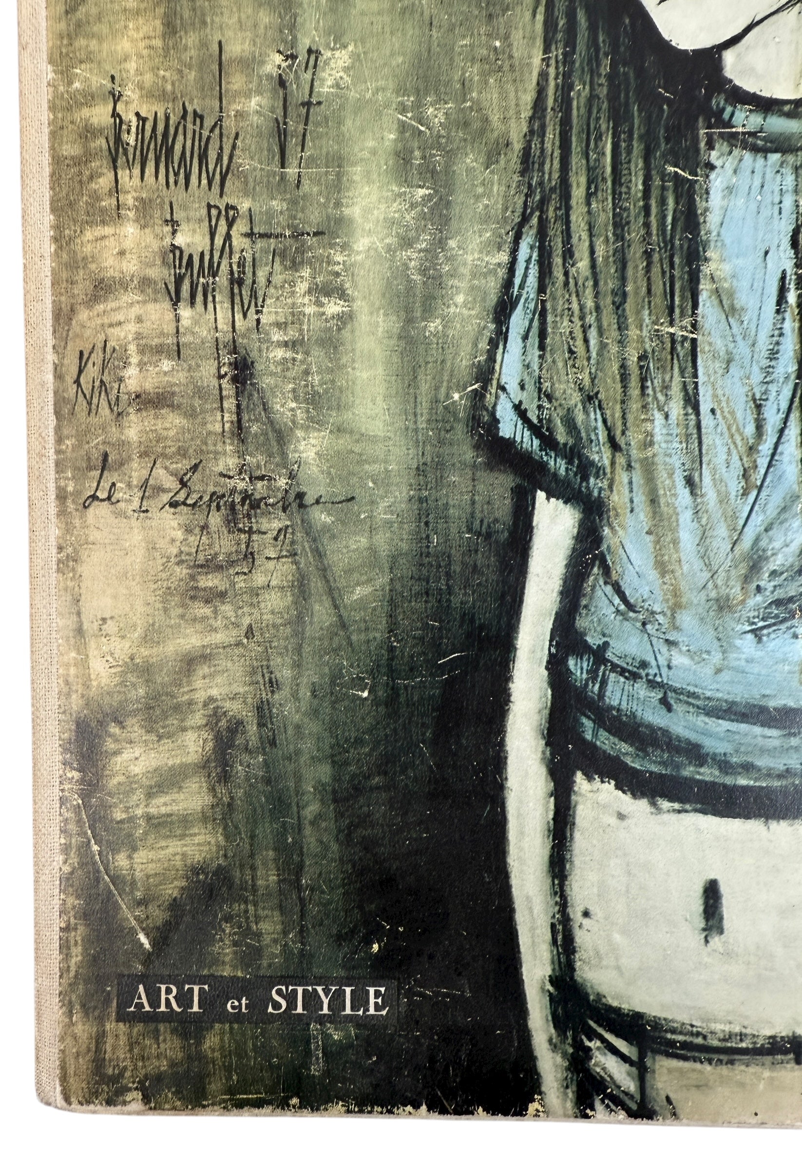 Vintage 1960 Bernard Buffet Art et Style monograph with plates and text by Bergé. Good condition. French art book collectible. Ships from Canada.