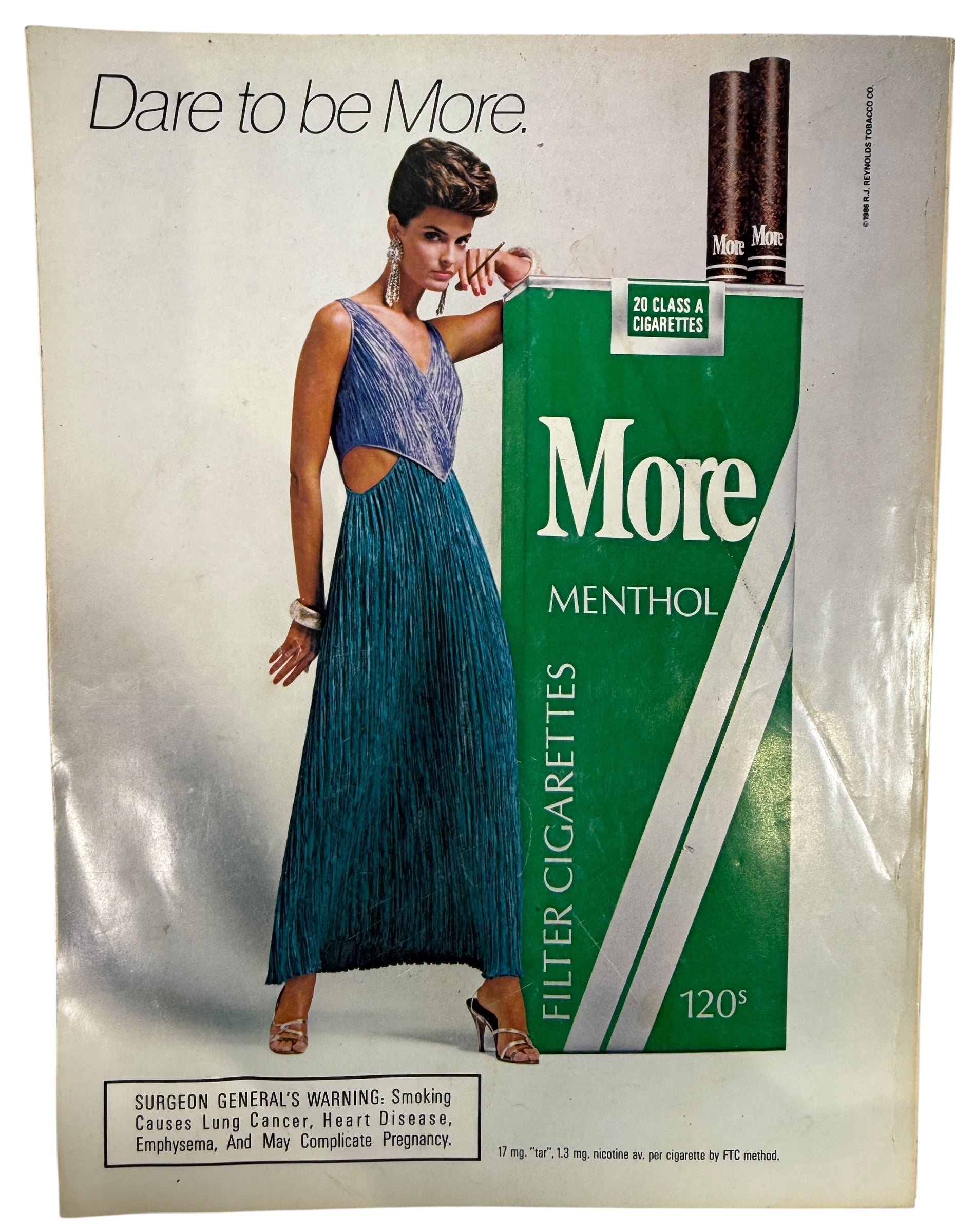 Vogue Monika Schnarre, April 1986, Fashion Magazine