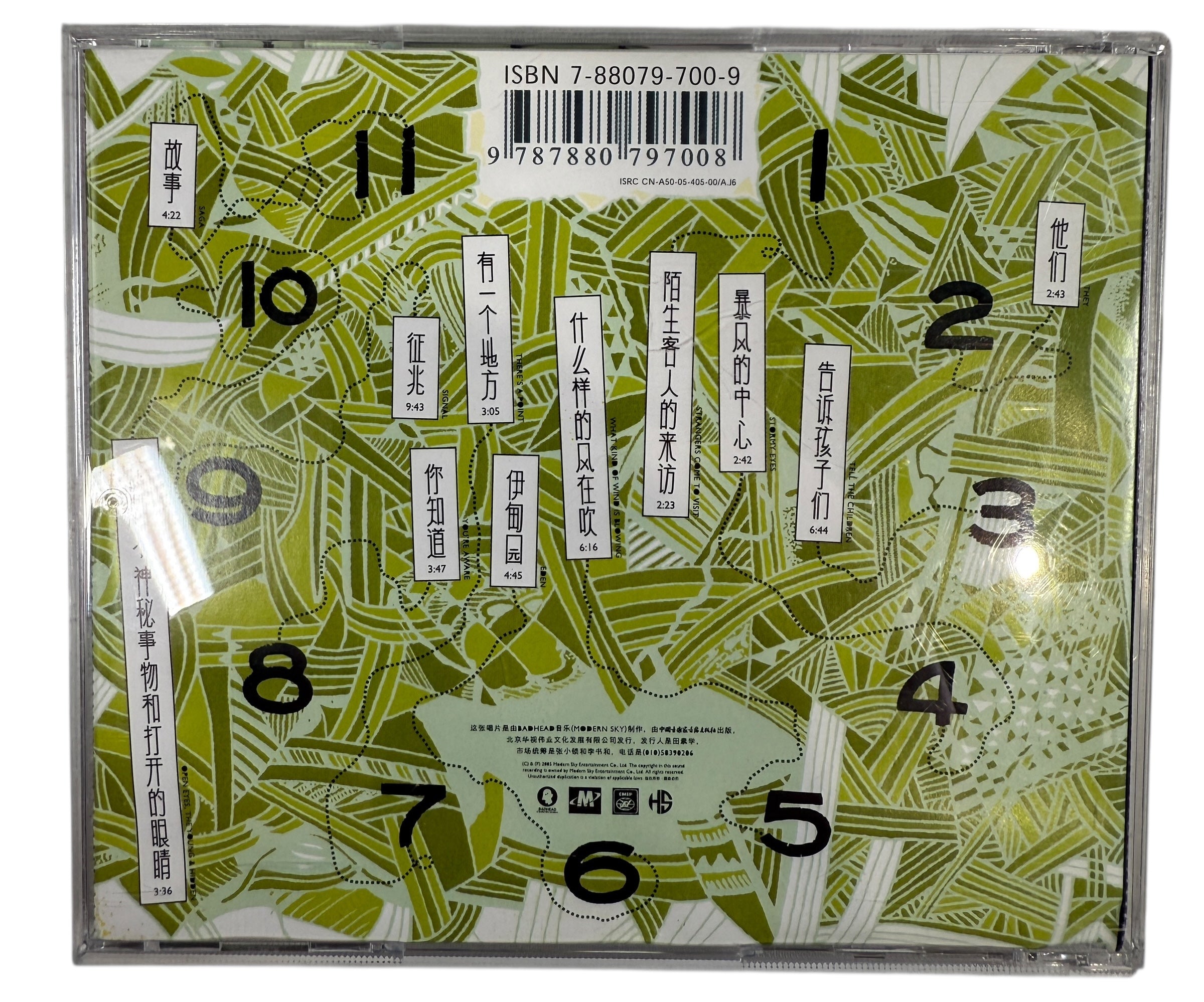 Rare 2005 PK14 White Paper CD on Modern Sky. Influential Chinese indie rock release with original artwork. Clean VG+ collector copy.