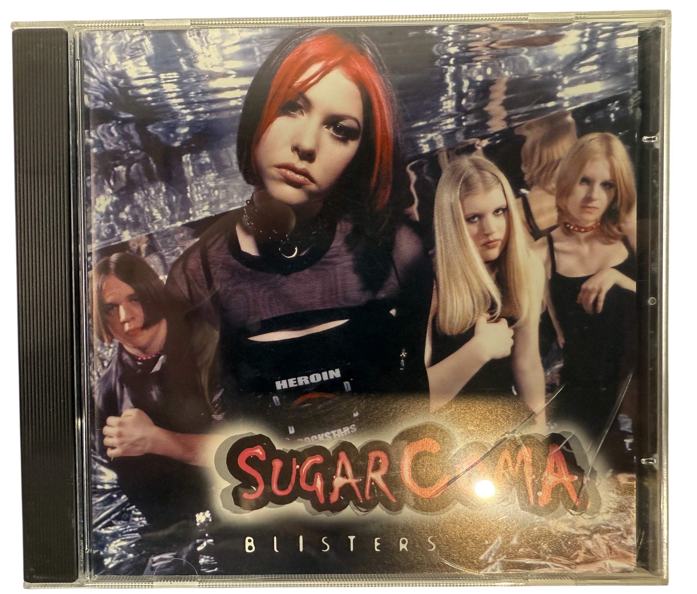 Original Sugarcoma Blisters CD EP on Velocity Recordings. UK alternative rock from the late 1990s. Clean disc, VG condition, cult underground release.