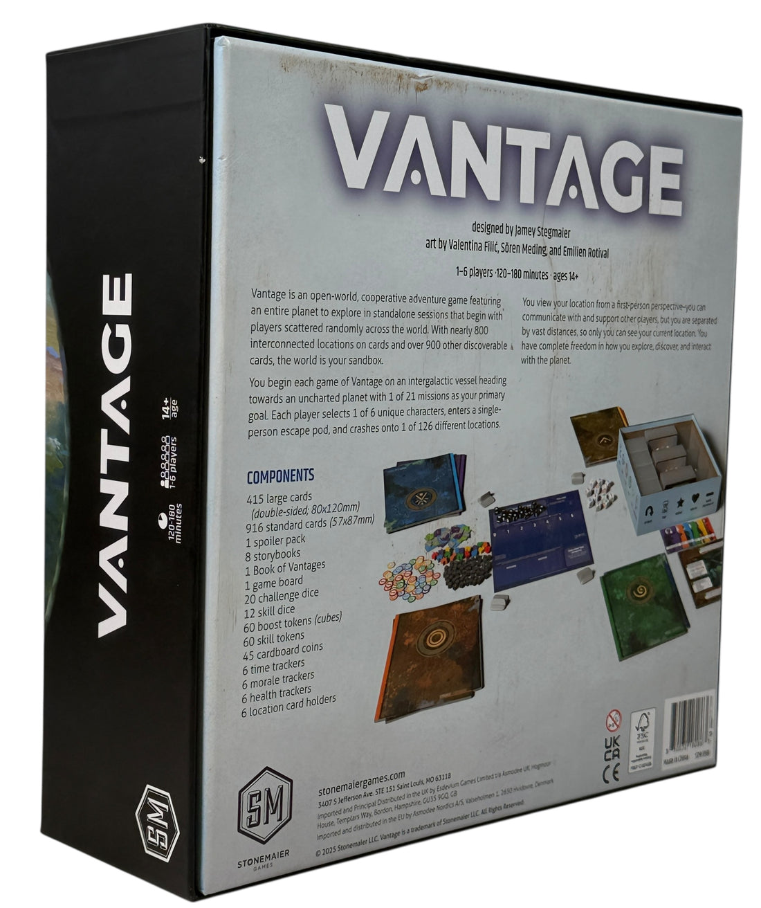 Open-world cooperative board game by Jamey Stegmaier. Complete numbered edition with all components. Epic exploration for 1–6 players.