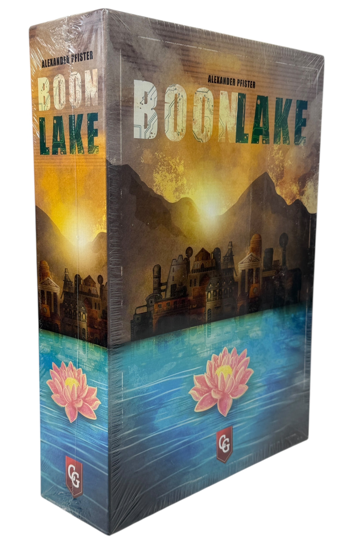 Factory sealed Boonlake strategy board game by Alexander Pfister, Capstone Games. Heavy Euro engine-builder with dual-layer boards and 165 cards.