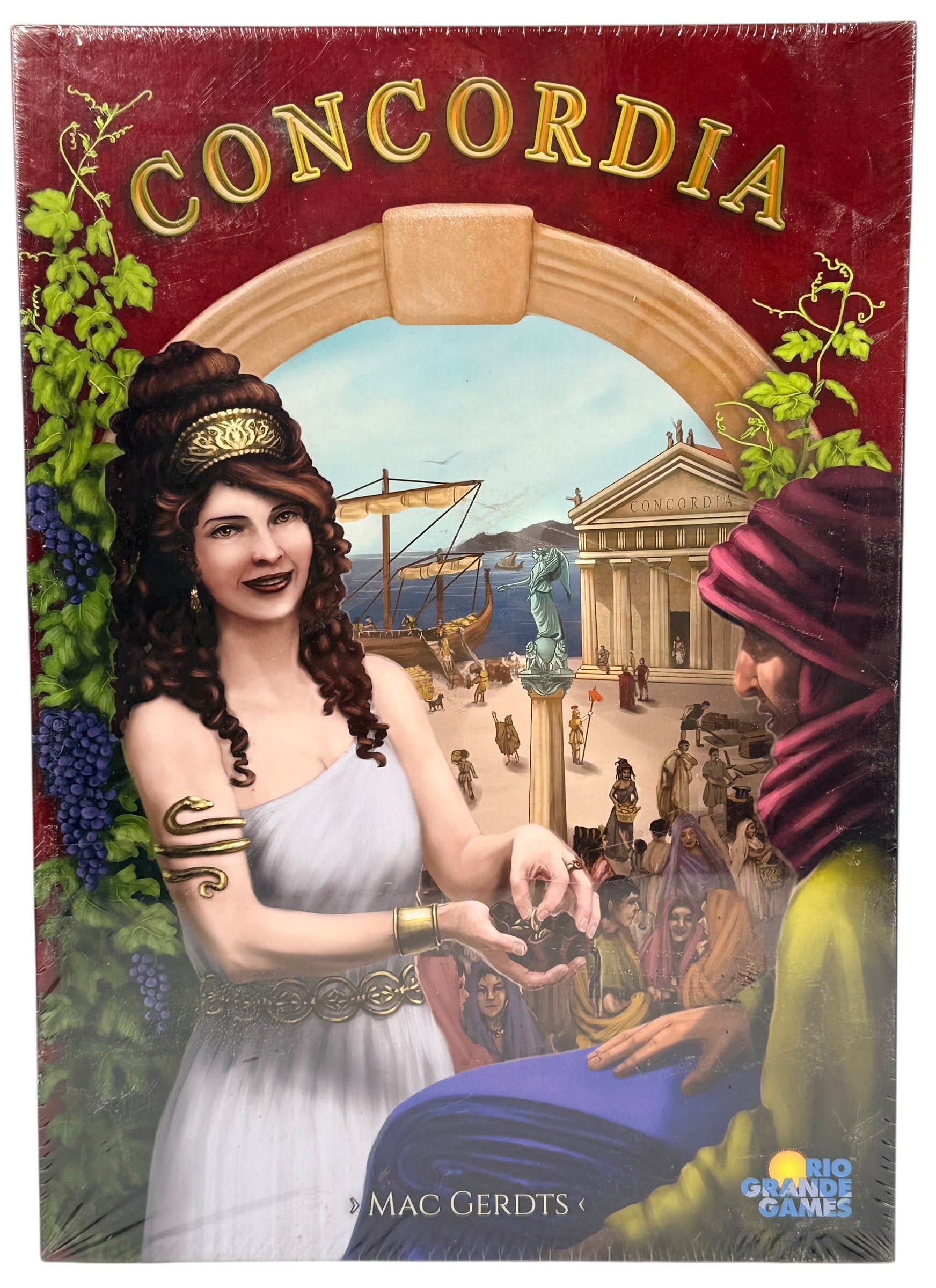 Concordia board game sealed Rio Grande Mac Gerdts. Strategy euro classic with high hobby demand. Brand new, sealed, complete. Ships from Montreal, Canada.