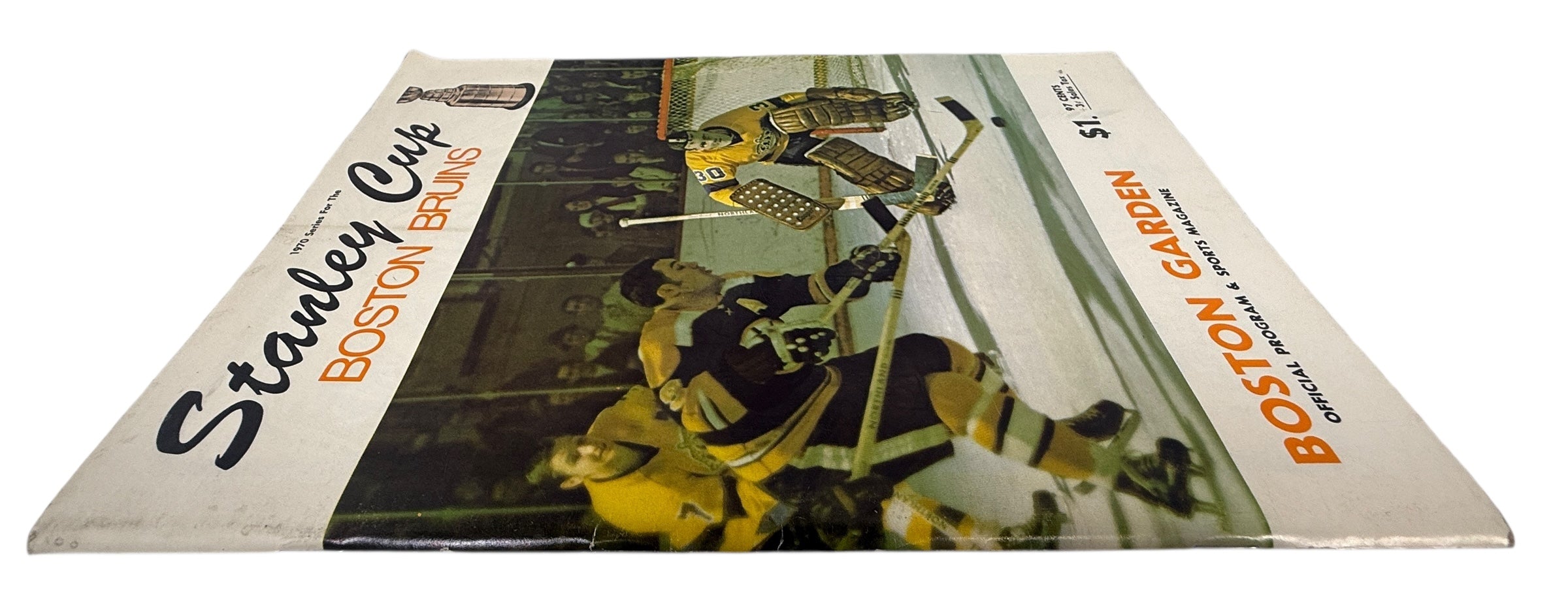 1970 Boston Bruins Stanley Cup Finals Program – Bobby Orr Era
