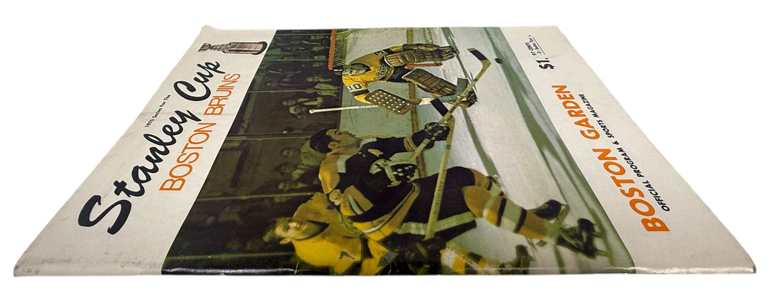 1970 Boston Bruins Stanley Cup Finals Program – Bobby Orr Era