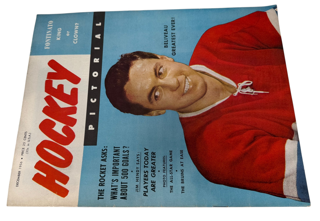 Collectible, 1956 Hockey Pictorial – Jean Béliveau Canadiens Cover