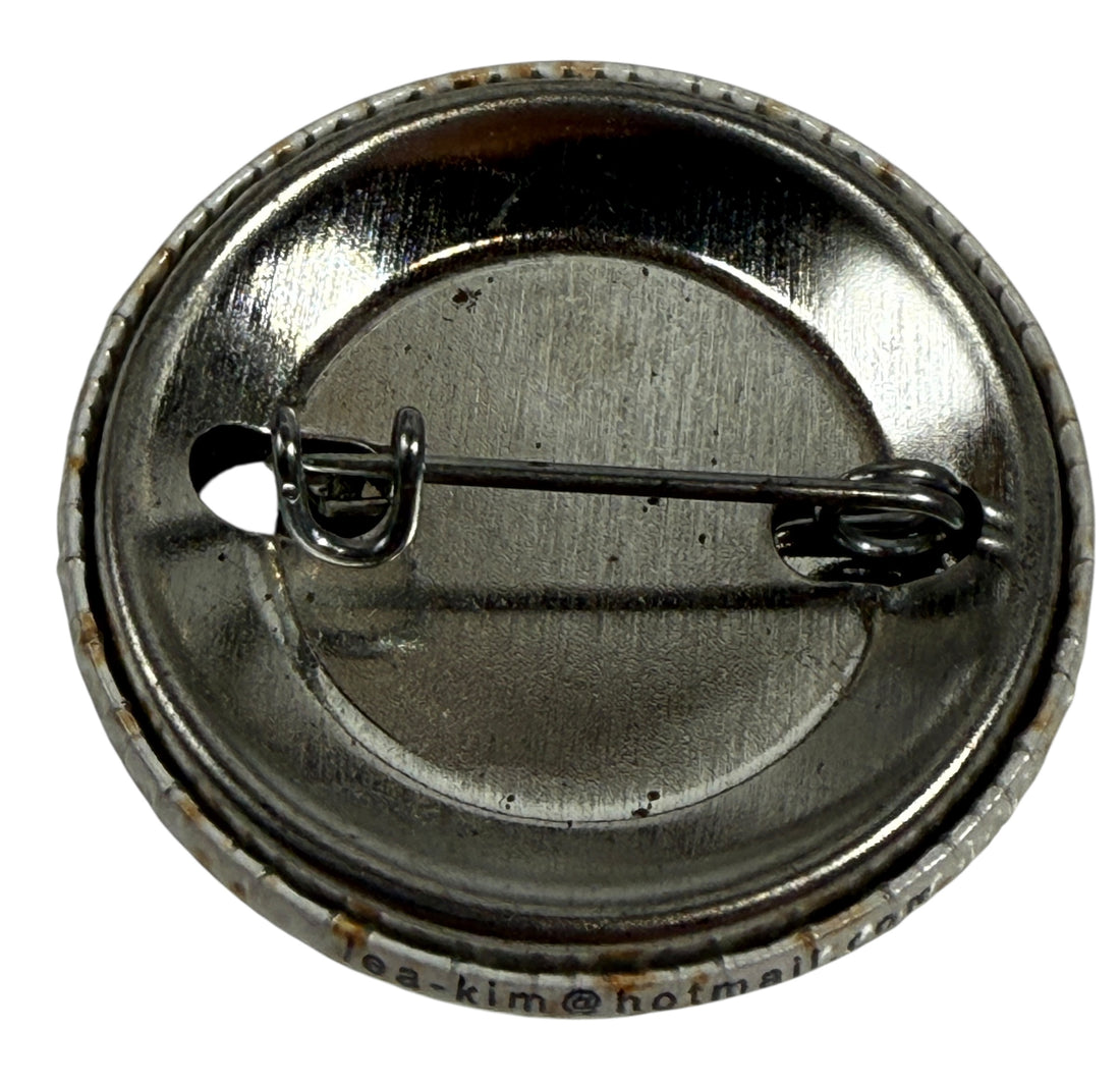 Badge rétro Pan Am – Logo Globe Bleu par Lindberg / Lea-Kim