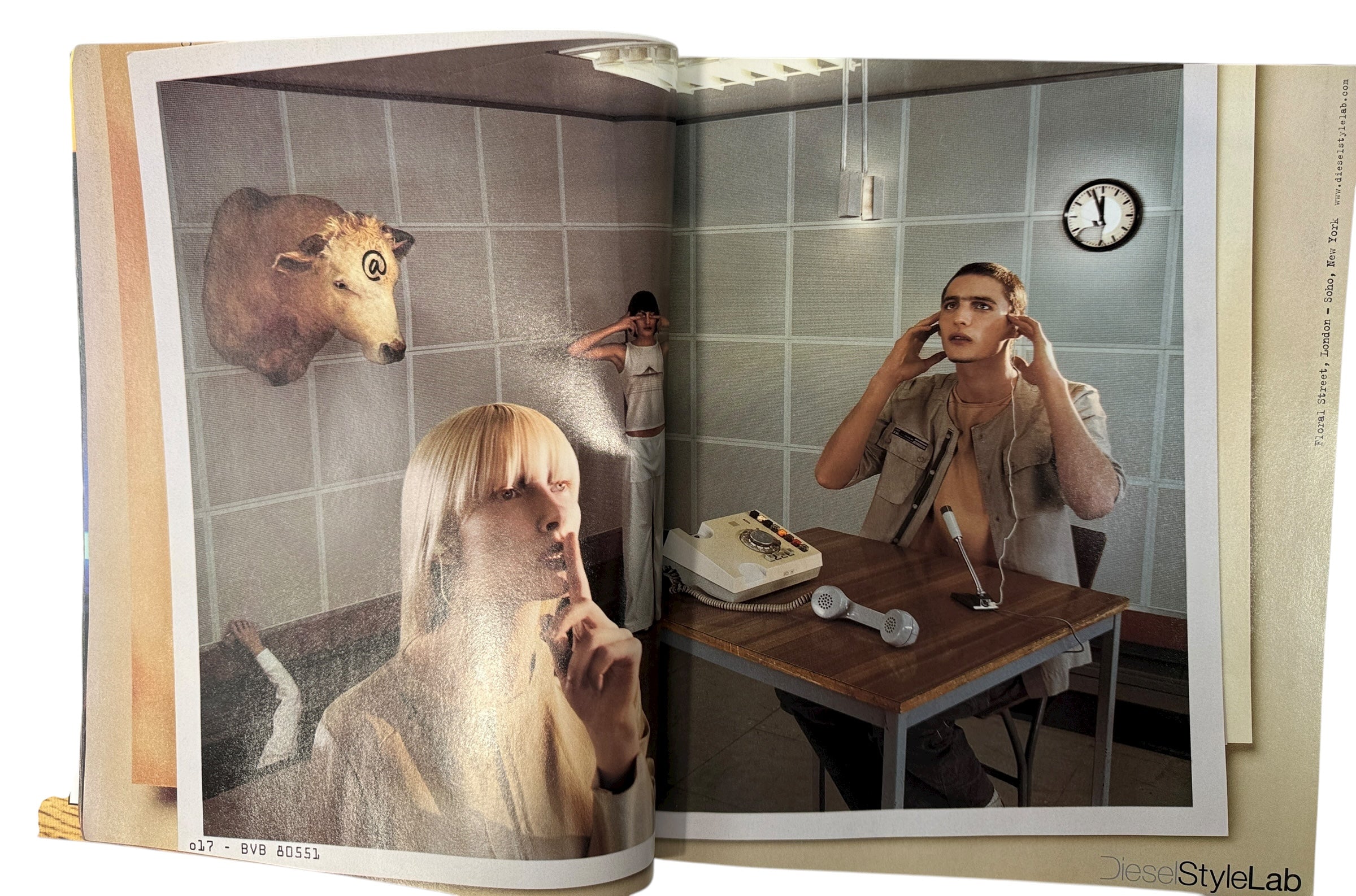 Flaunt Issue 12 featuring Giovanni Ribisi, with Robert Heinecken photo essay and Diesel StyleLab ad. Rare early-2000 art and fashion collectible.