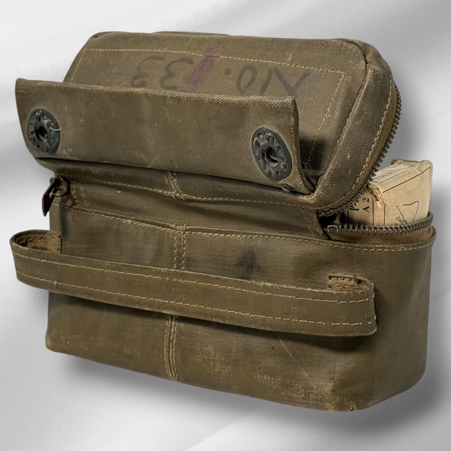 WWII Era Mine Safety Appliances Co. (MSA) First Aid Kit – Complete “Tabloid” Contents (c.1942–45)