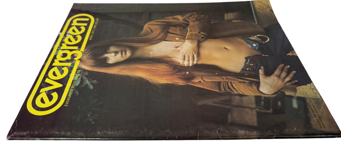Evergreen Review No. 88 (Apr 1971) – Grove Press counterculture issue with bold cover; vintage literary and art collectible from 1970s avant-garde.